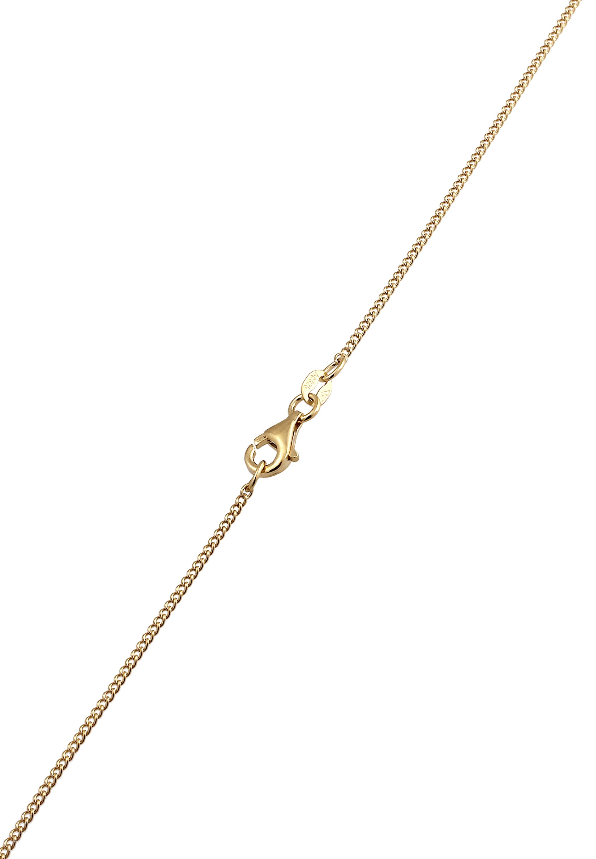 Elli Kette mit Anhänger »Halskette Marienfigur 925 Sterling Silver gold-plated«