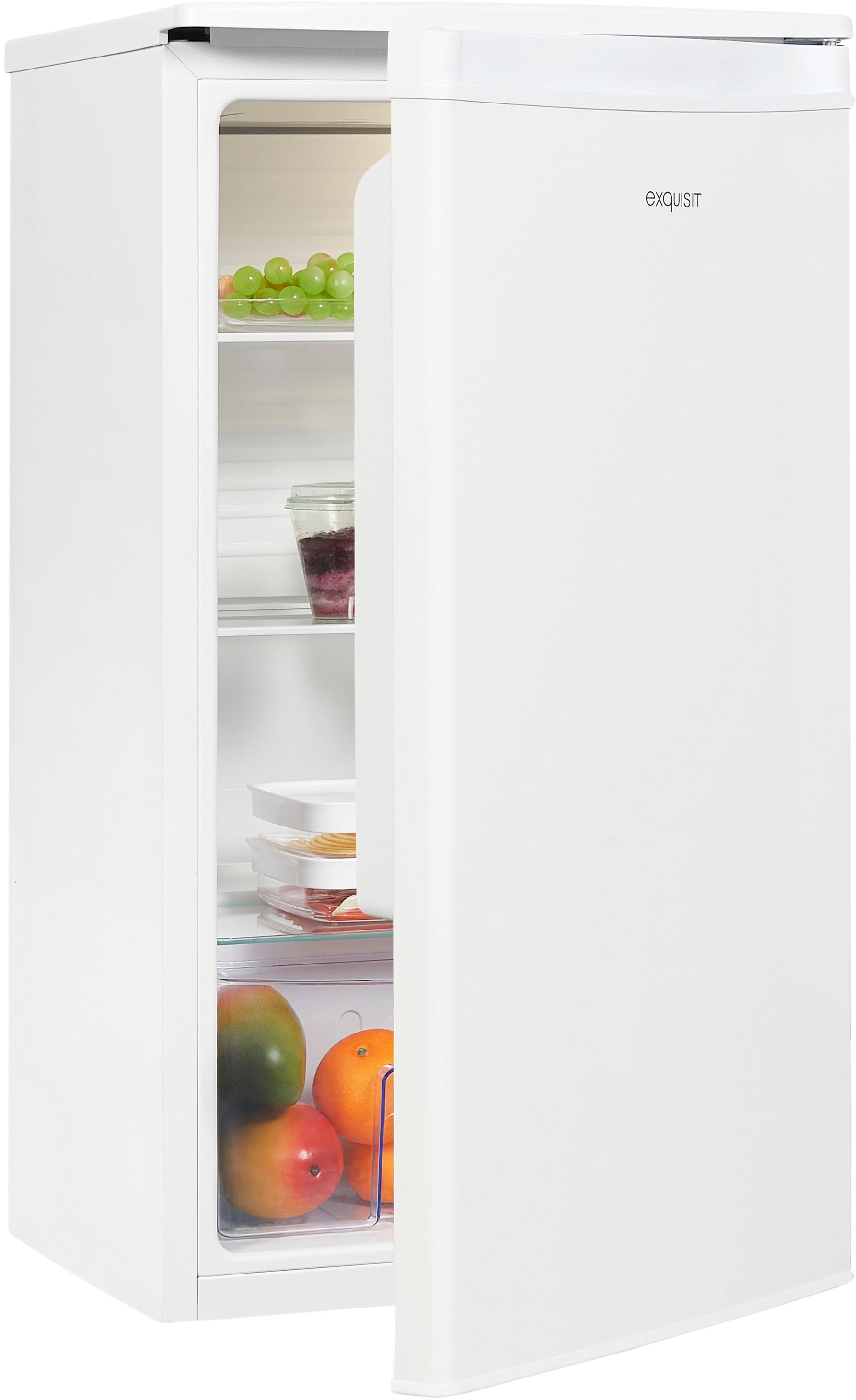 exquisit Vollraumkühlschrank »KS85-V-0O91E weiss«, 76 L Volumen