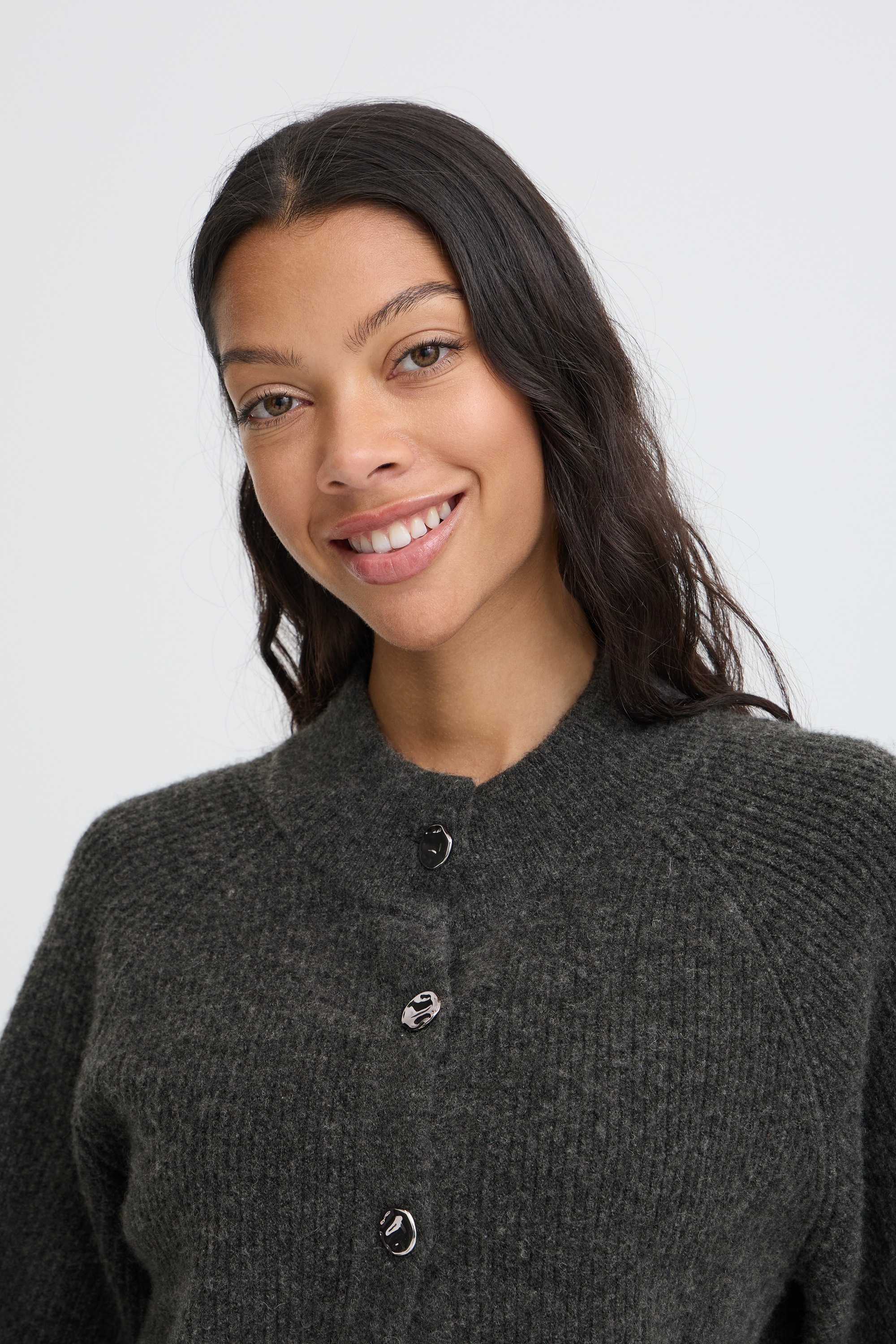 b.young Strickjacke »Damen Halblange Ärmel BYOTAJA«