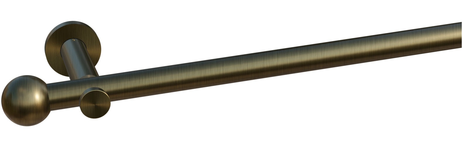 indeko Gardinenstange »Colombes« 1 läufig-läufig Wunschmaßlänge