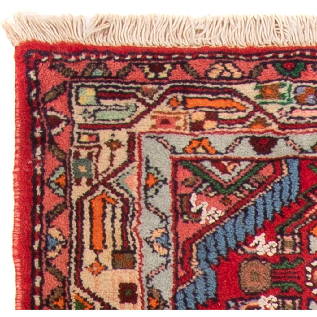 morgenland Orientteppich »Perser - Nomadic - 197 x 83 cm - rot«, rechteckig, Wohnzimmer, Handgeknüpft, Einzelstück mit Zertifikat