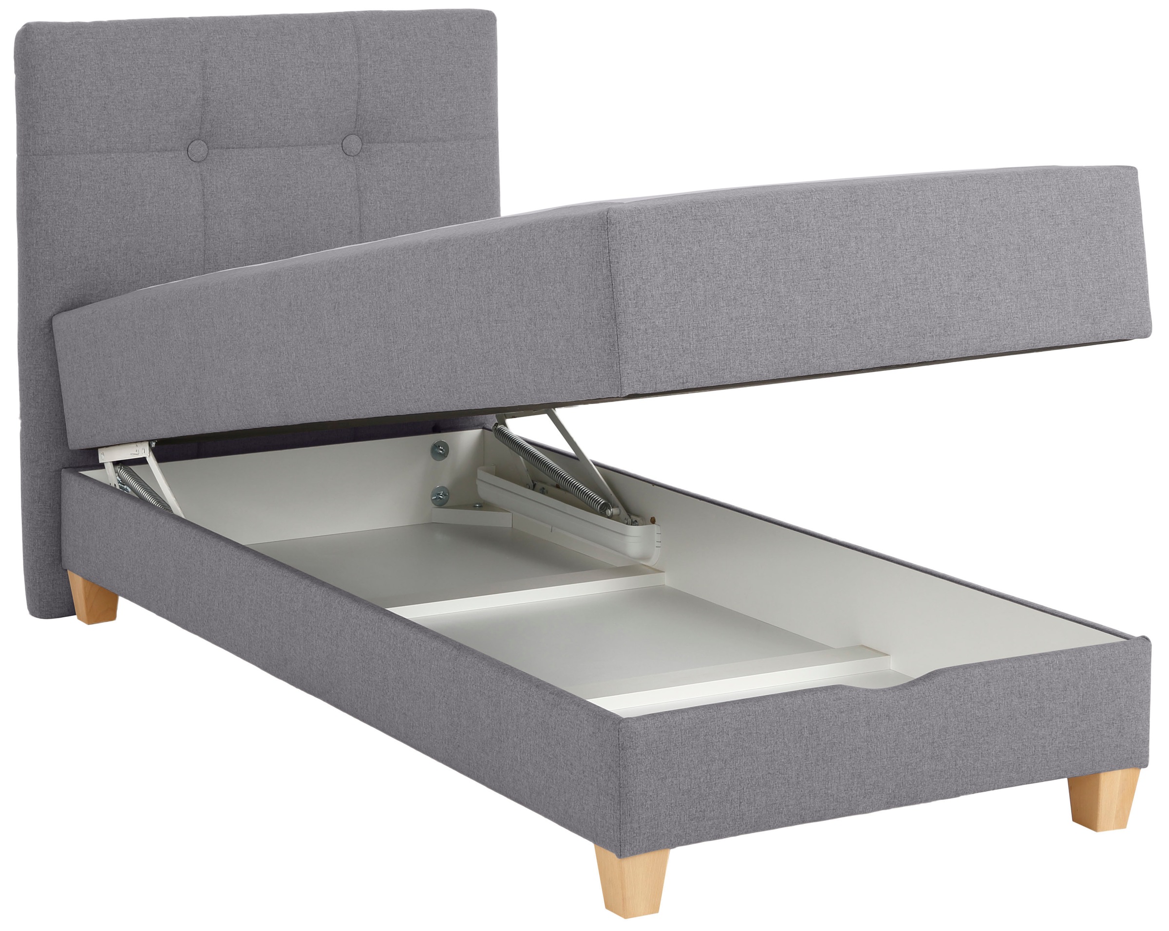 Home affaire Boxbett »Lonrai«, in H2,H3 & H4 und XXL - Überlänge 220cm wählbar, inkl. Topper