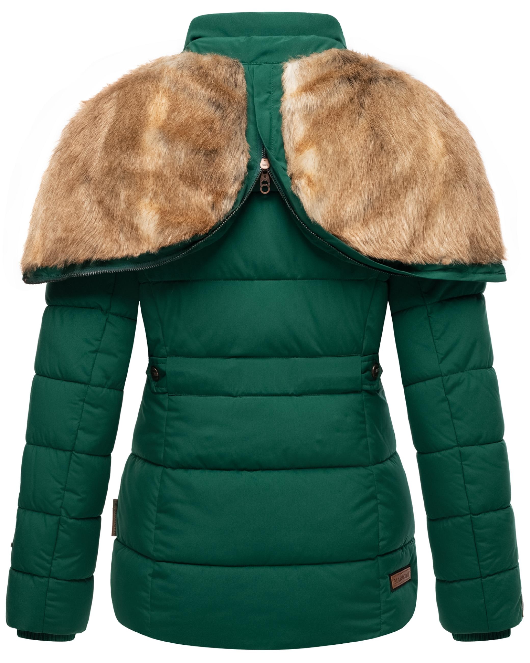 Marikoo Winterjacke »Winterjacke Nekoo«, mit Kapuze, stylische Damen Steppjacke mit großer Kapuze