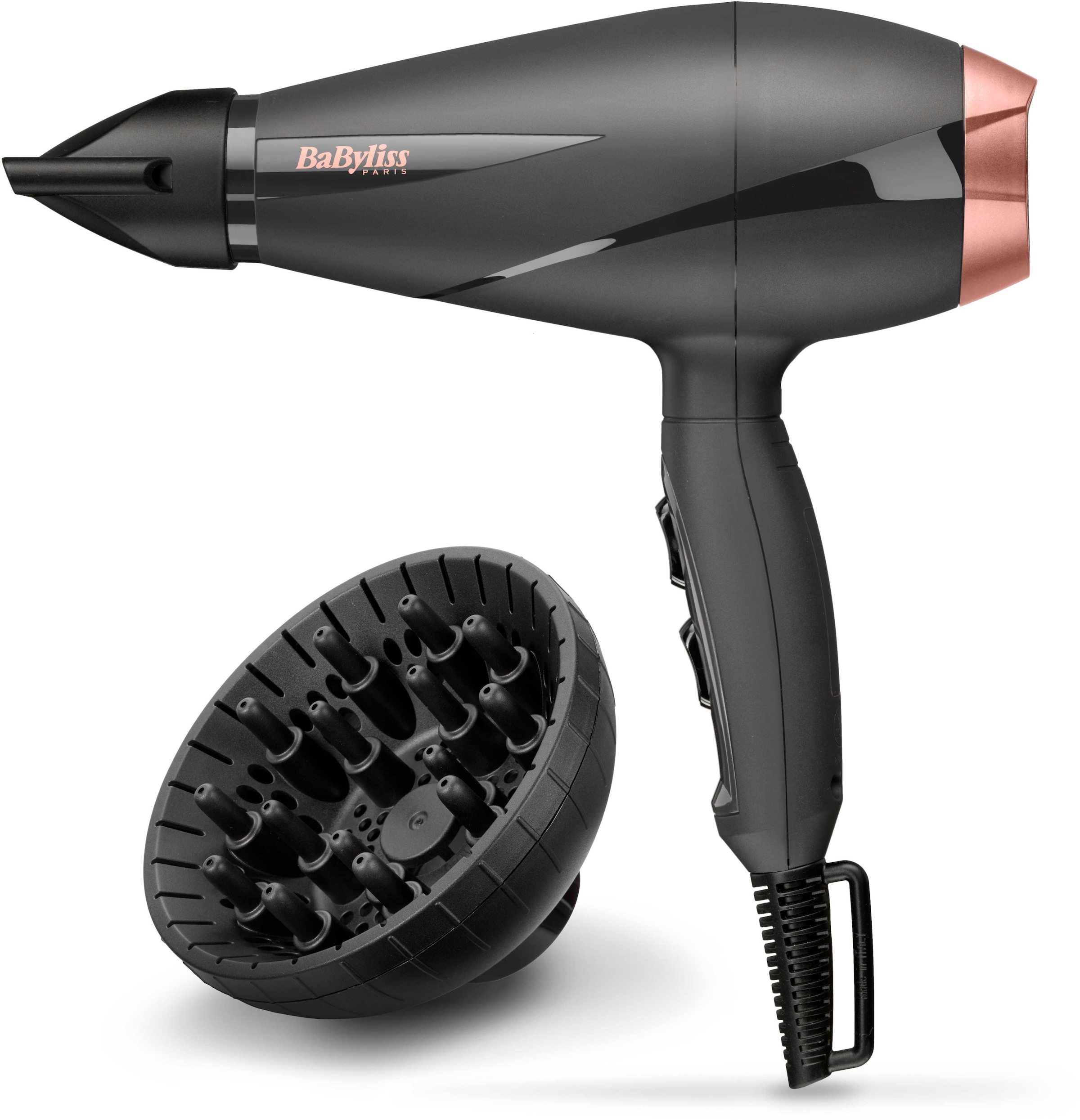 BaByliss Ionic-Haartrockner »BaByliss Smooth Pro 2100«, 2100 W, 2 Aufsätze