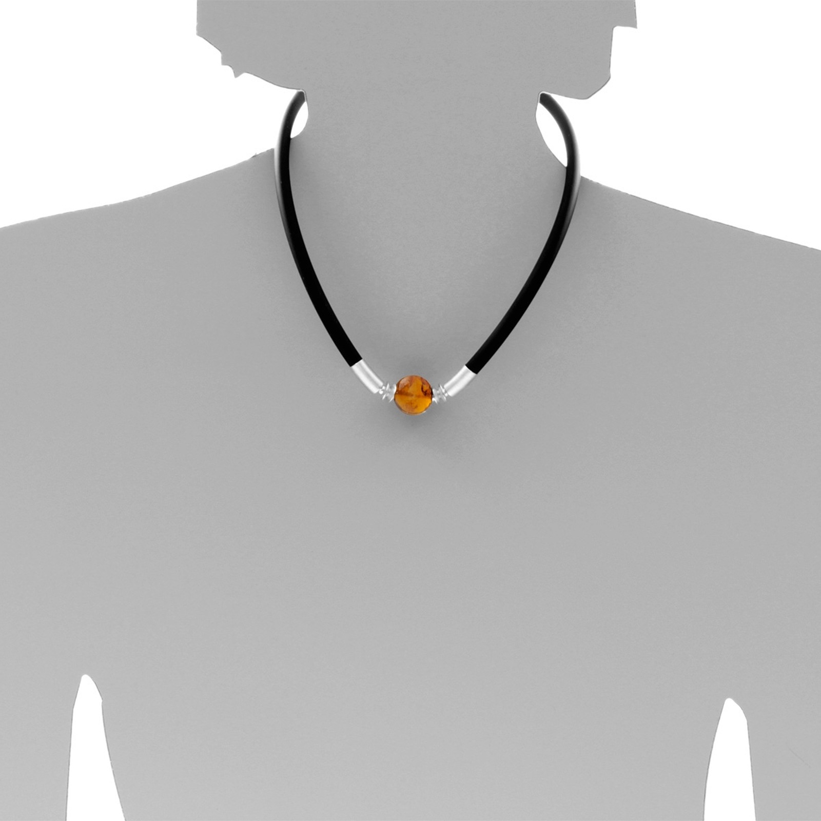 OSTSEE-SCHMUCK Collier »- Halla - Silber 925/000 - Bernstein«