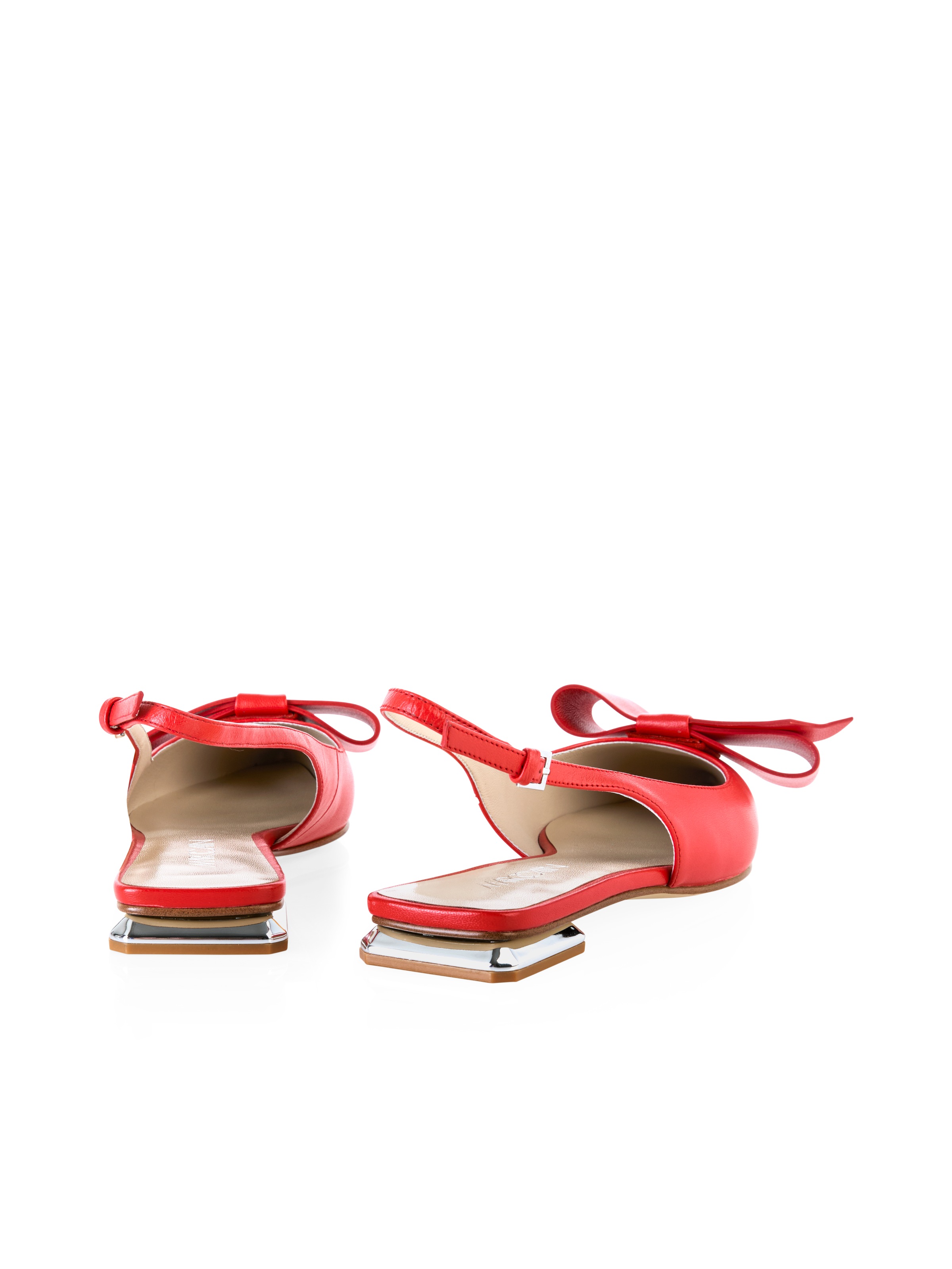 Marc Cain Slingpumps »Collections Prettied Up«, Kitten Heel, Flats, Sandale mit verstellbarem Riemchen