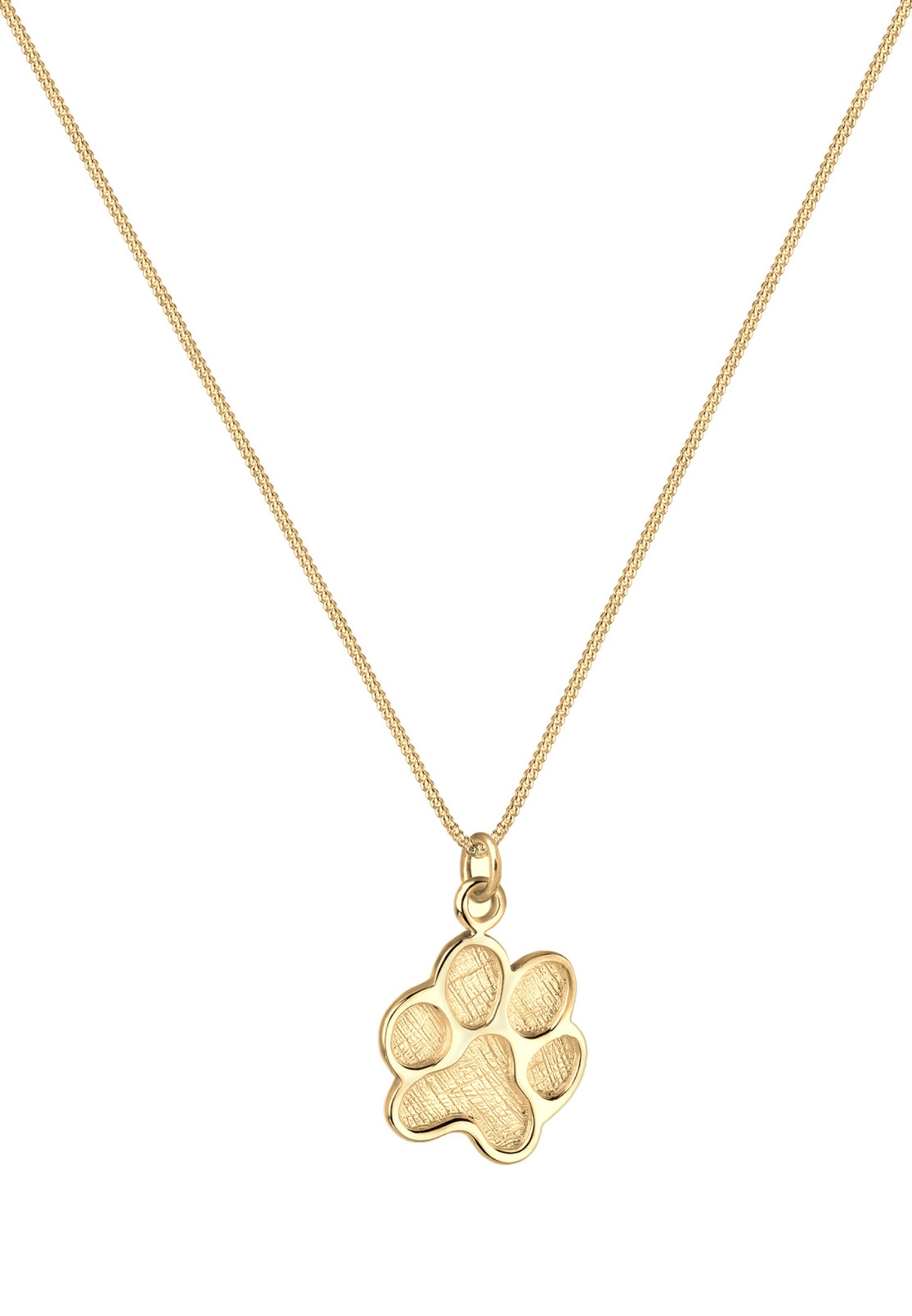 Elli Kette mit Anhänger »Halskette Pfote Symbol Hund 925 Silber«
