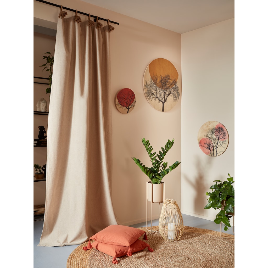 LeGer Home by Lena Gercke Vorhang »Jada«, (1 St.), blickdicht, Bio-Baumwolle, gewebt, verschiedene Größen