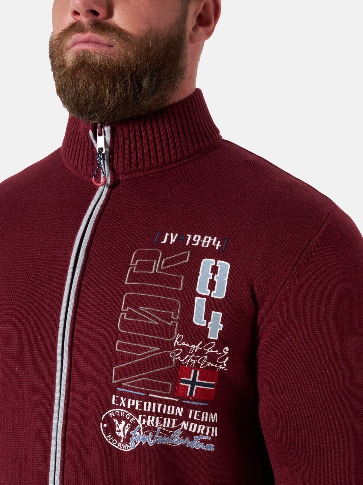 Jan Vanderstorm Strickjacke »Strickjacke ROLUF«