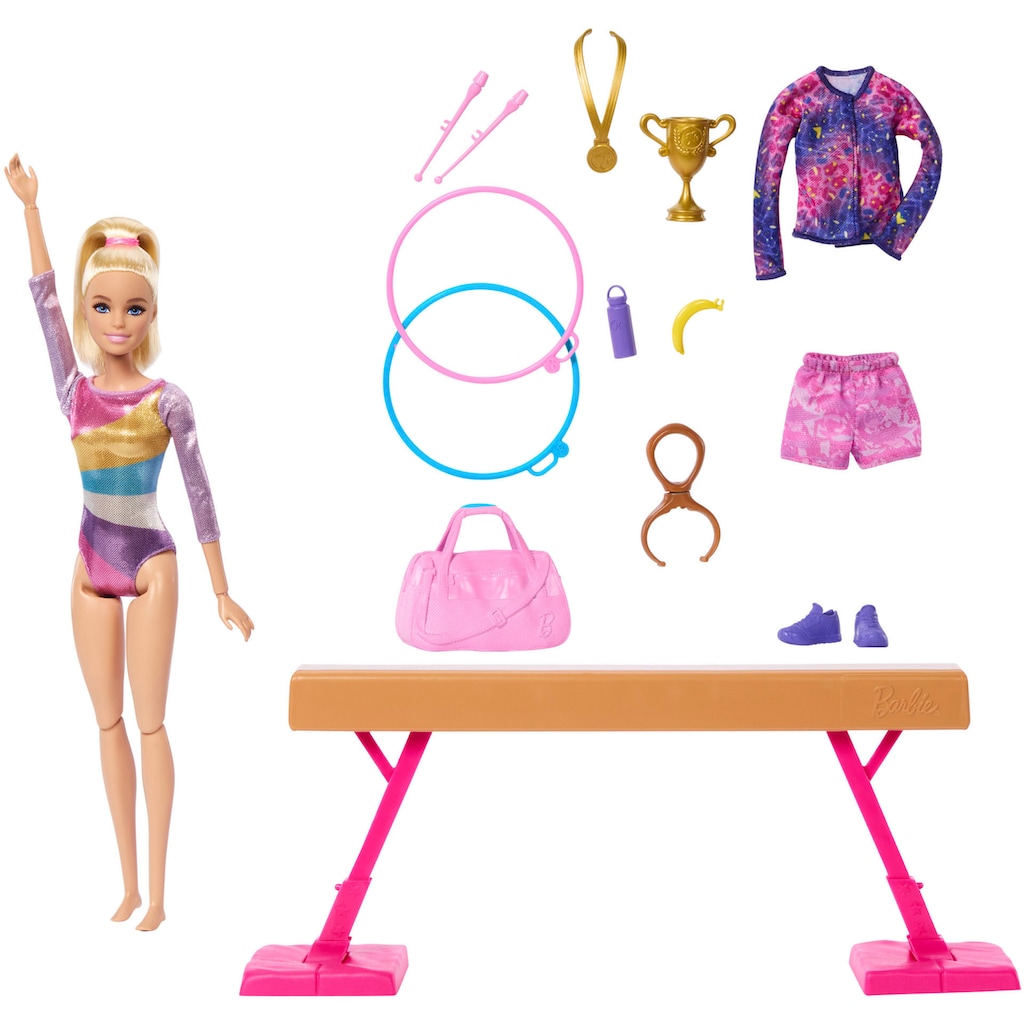 Barbie Anziehpuppe »Gymnastik Spielset«