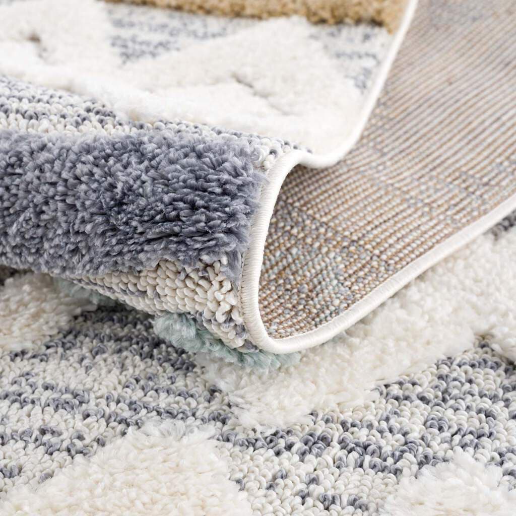 Carpet City Hochflor-Teppich »Focus 3013«, rechteckig, 20 mm Höhe, Läufer, Boho, Hochtief-Muster/ 3D-Effekt, für Wohnzimmer, Schlafzimmer