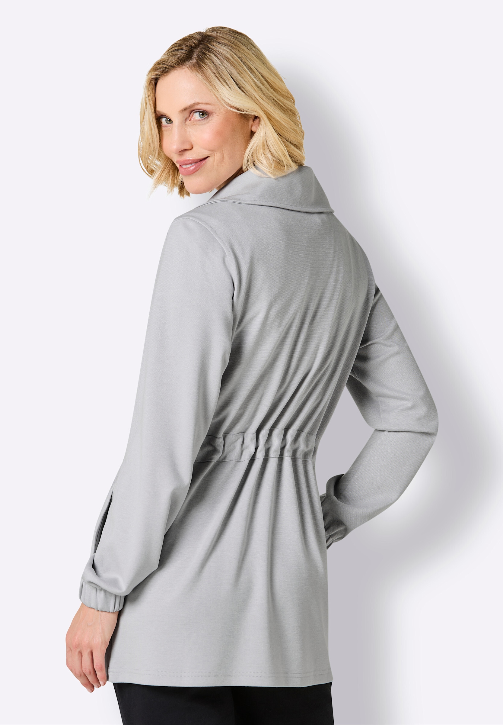 Witt Shirtjacke »Freizeitjacke Sweatjacke , auf Taillenhöhe weitenregulierbar«