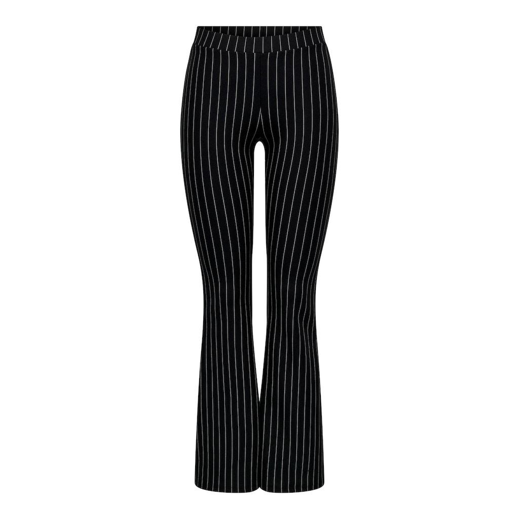 ONLY Jerseyhose »ONLFEVER PINSTRIPE FLARED PANT JRS«