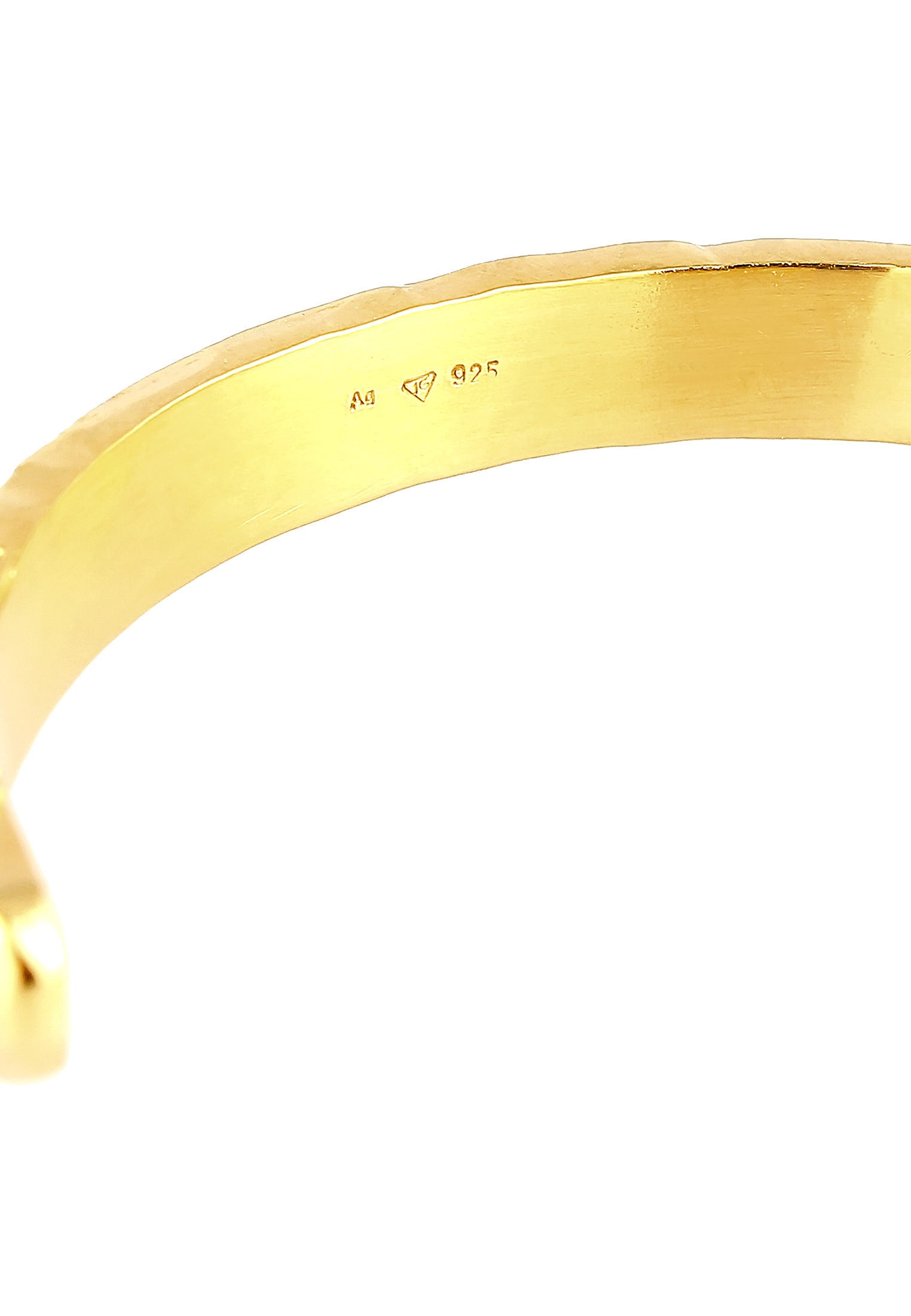 HAZE & GLORY Armreif »Armband Armreif - Salvation gehämmert 925 Silber«