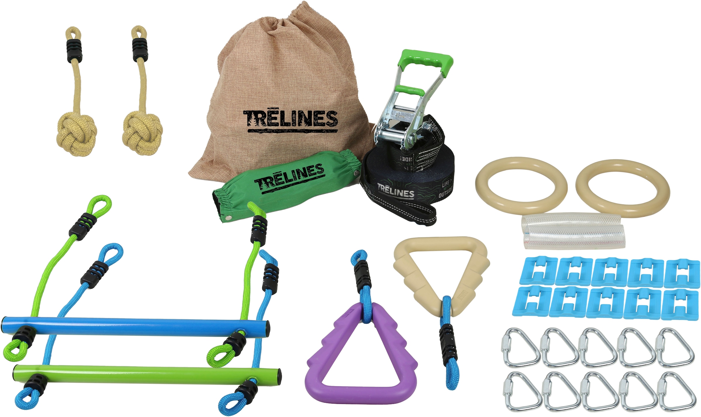 TRELINES Einzelschaukel »Ninja Abenteuer Kletter-Set, 10 Meter«