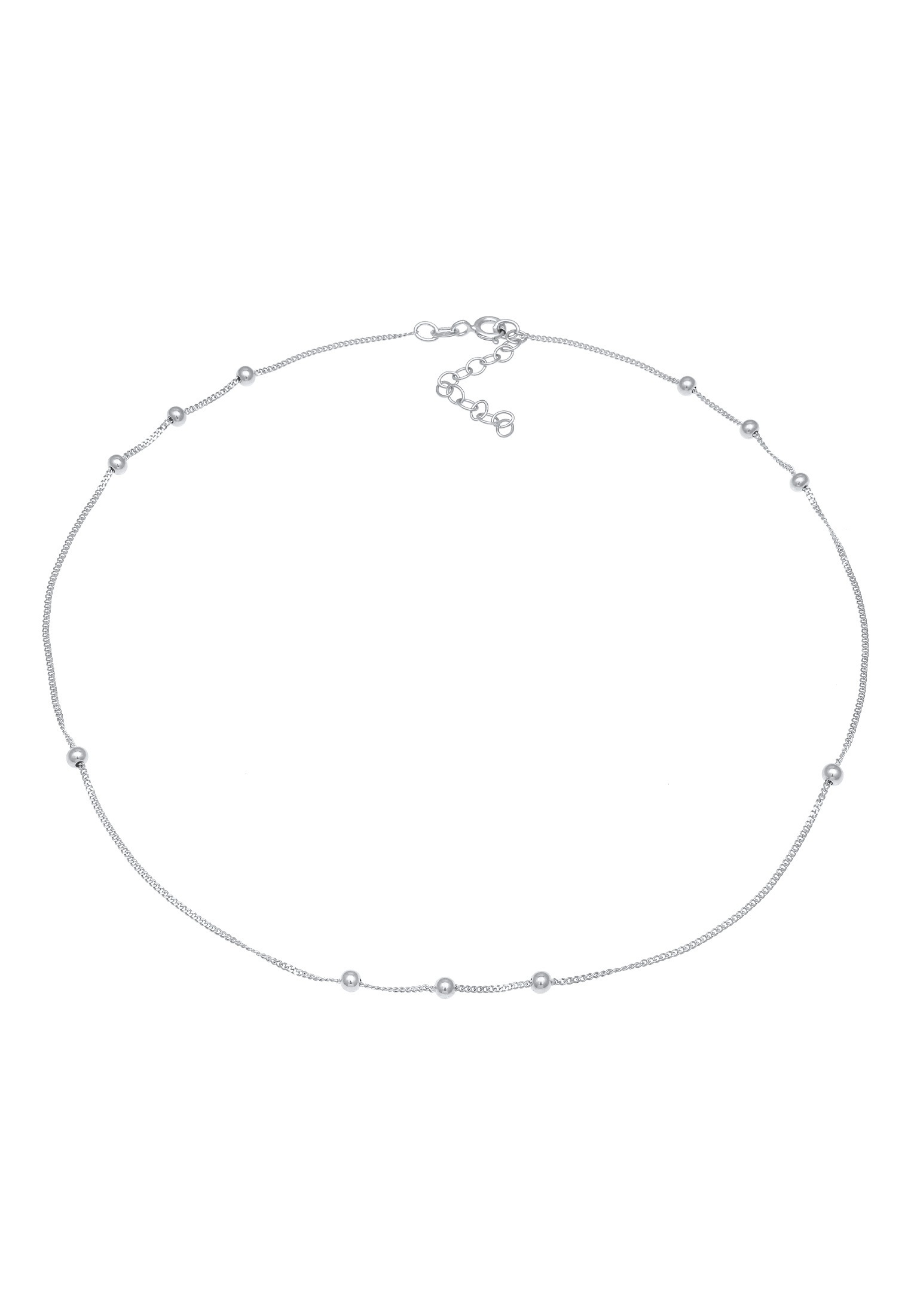 Elli Choker »Halskette Choker Panzer Kugeln Rund 925 Silber«