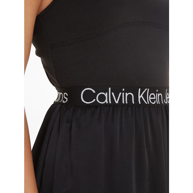 Calvin Klein Jeans Jerseykleid »RACERBACK LOGO ELASTIC DRESS« bei  OTTOversand