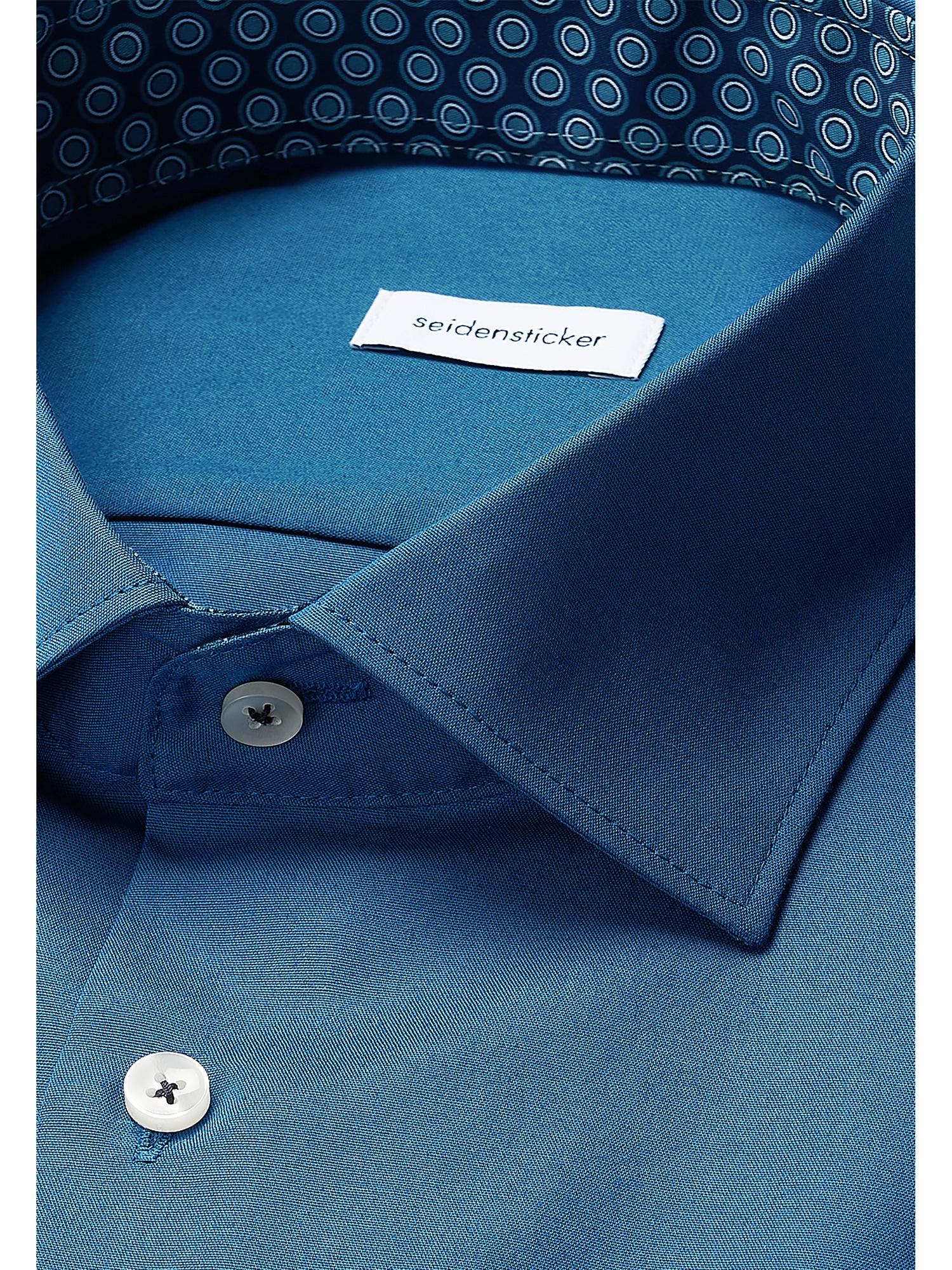 seidensticker Businesshemd »Schwarze Rose«, Slim 1/1 Kentkragen Uni