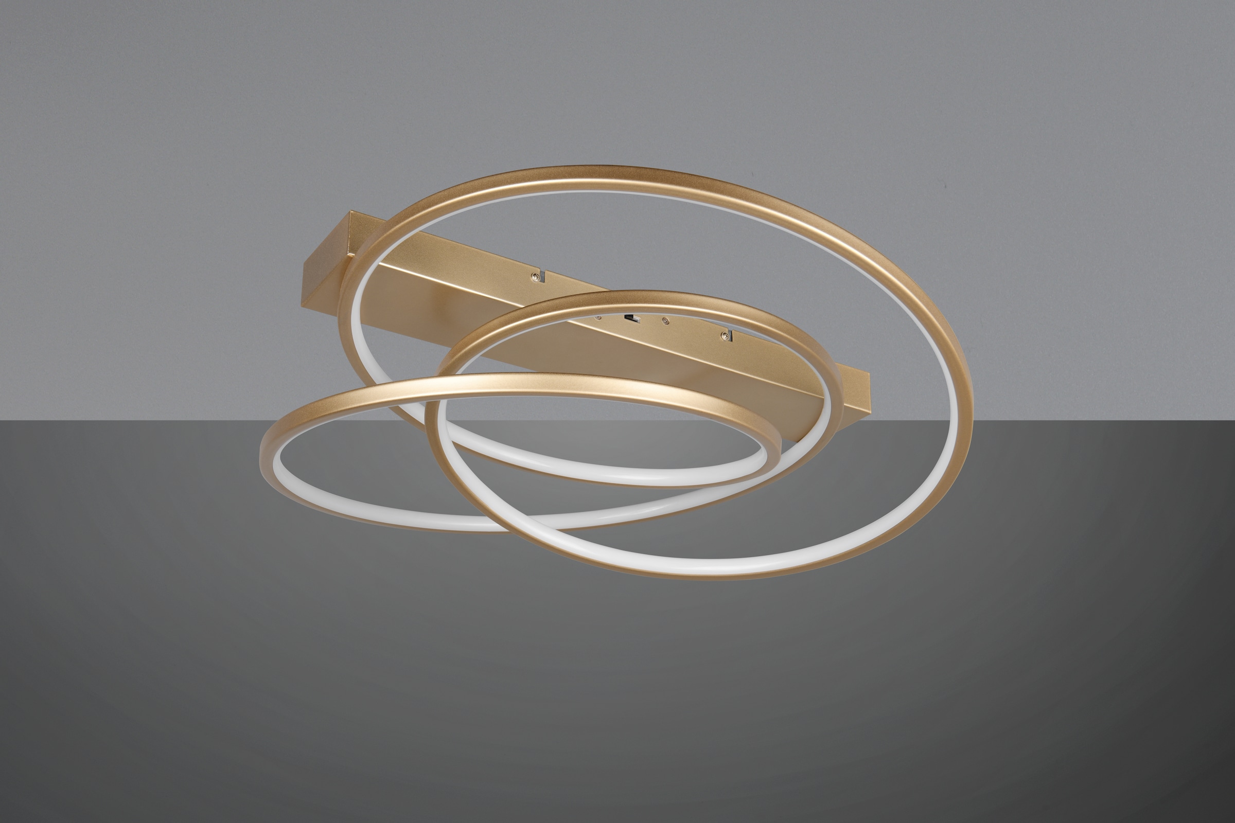 TRIO Leuchten LED Deckenleuchte »DARVIN, LED Deckenlampe 34W 4500 Lumen, dimmbar Lichtfarbe einstellbar« LED-Board 1 Stk. warmweiß - kaltweiß CCT 2300/3000/4000K warmweiß-kaltweiß, Deckenlampe Büro Wohnzimmer