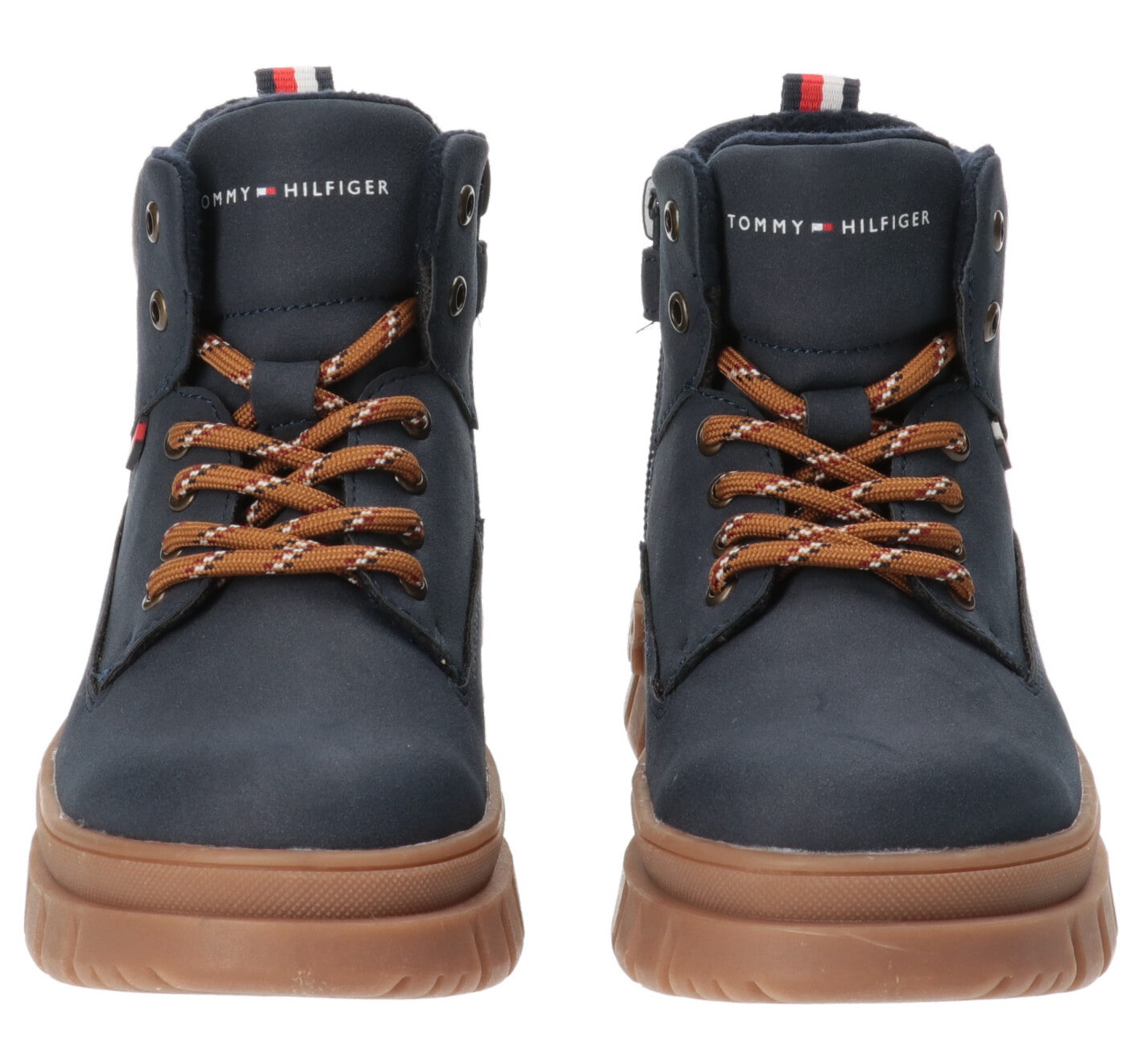 Tommy Hilfiger Schnürboots, Winterstiefel, Schnürstiefel, Boots mit dicker Profil Laufsohle
