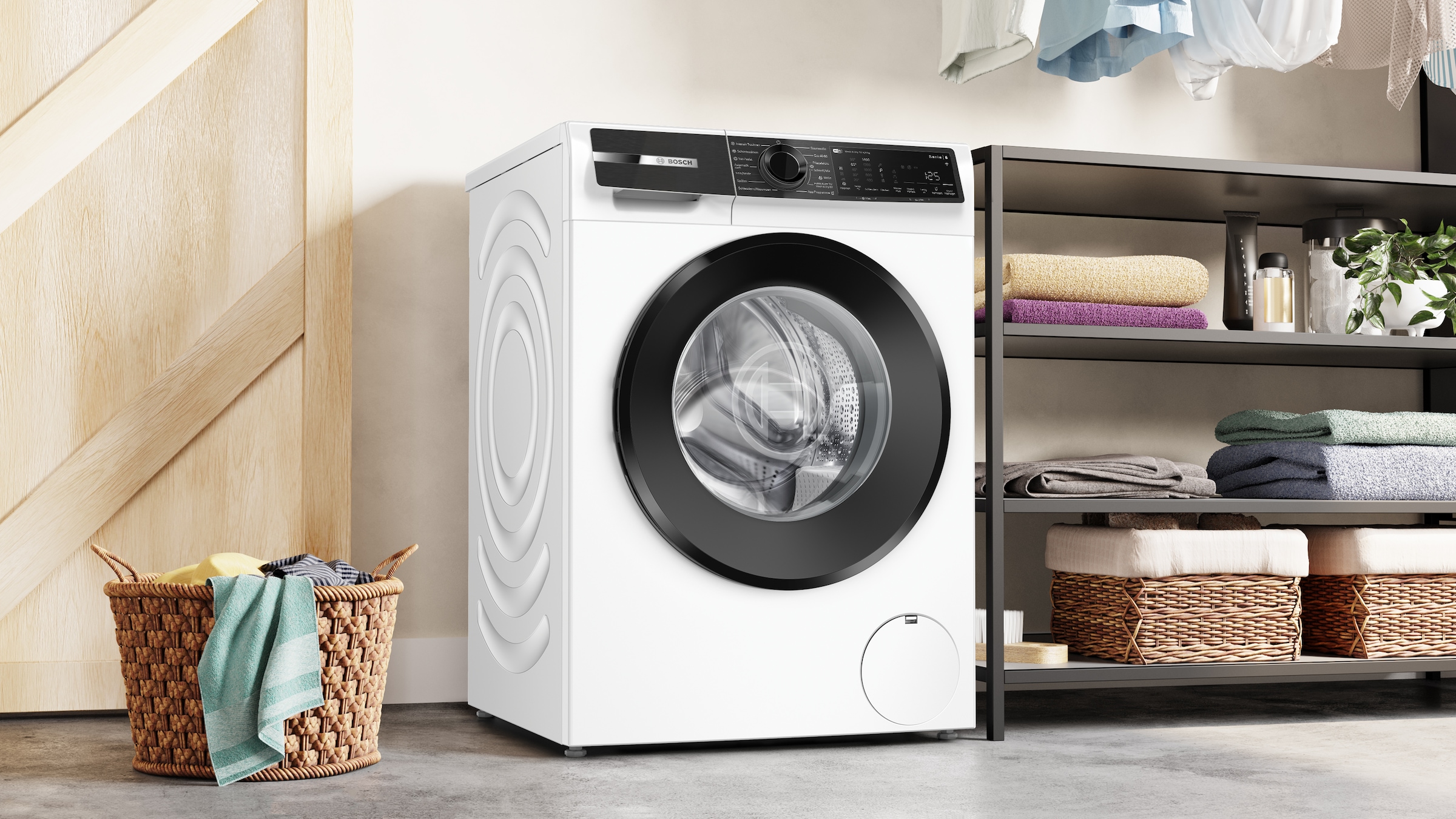 BOSCH Waschtrockner »WNG24443« Serie 6 10,5 kg /6 kg 70 dB(A) Waschen & Trocknen von bis zu 5kg Wäsche in einem Durchgang & Auto Dry