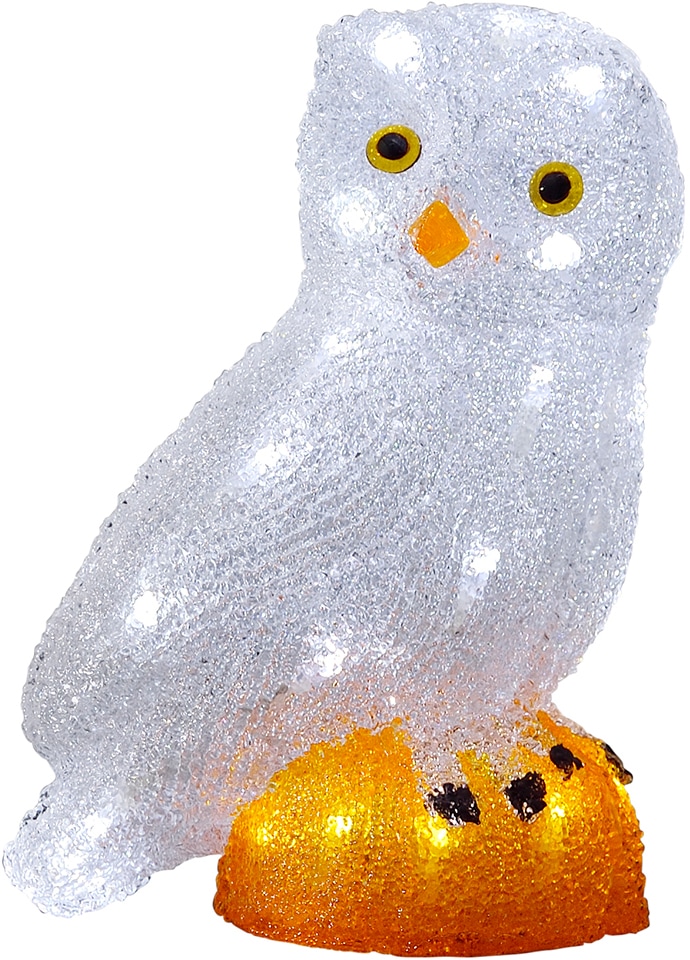 KONSTSMIDE Weihnachtsfigur »Weihnachtsdeko Shop St.), Eule, aussen«, im Dioden 32 kalt klein, weiße Online OTTO LED Acryl (1