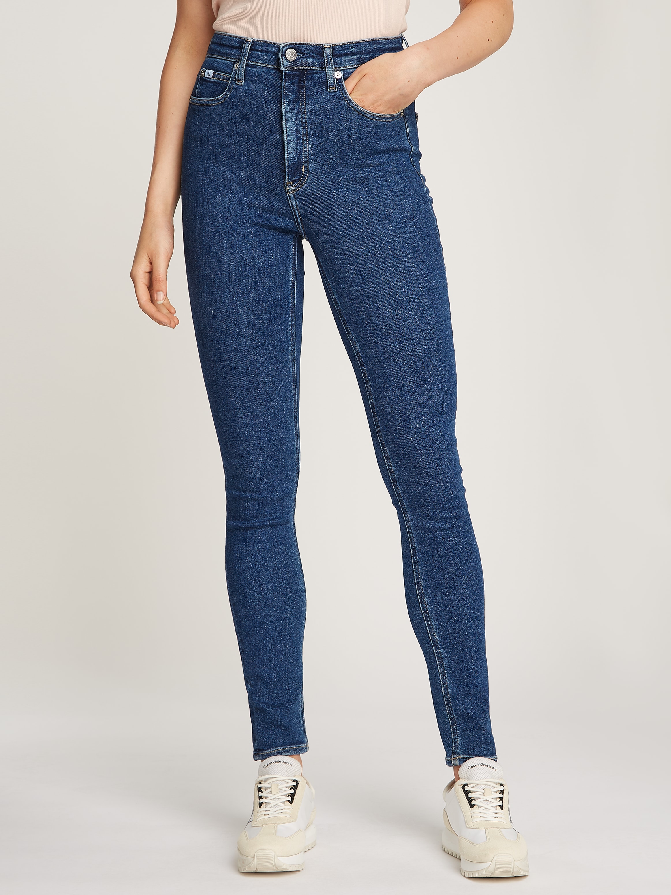 Calvin Klein Jeans Skinny-fit-Jeans »HIGH RISE SKINNY«, im 5-Pocket-Style