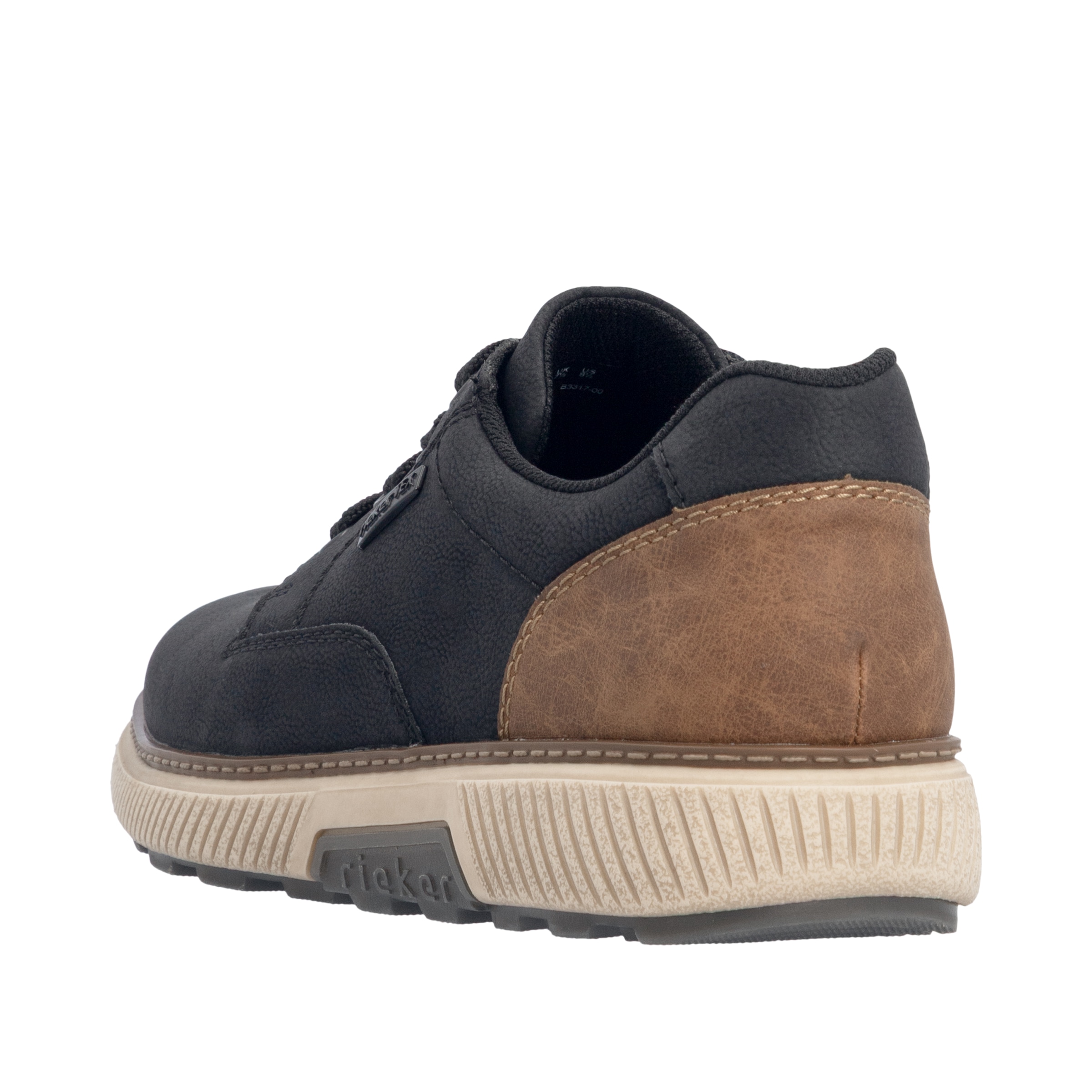 Rieker Sneaker  Halbschuh, Schnürschuh, Casual Sneaker mit weichem Schaftrand, TEX