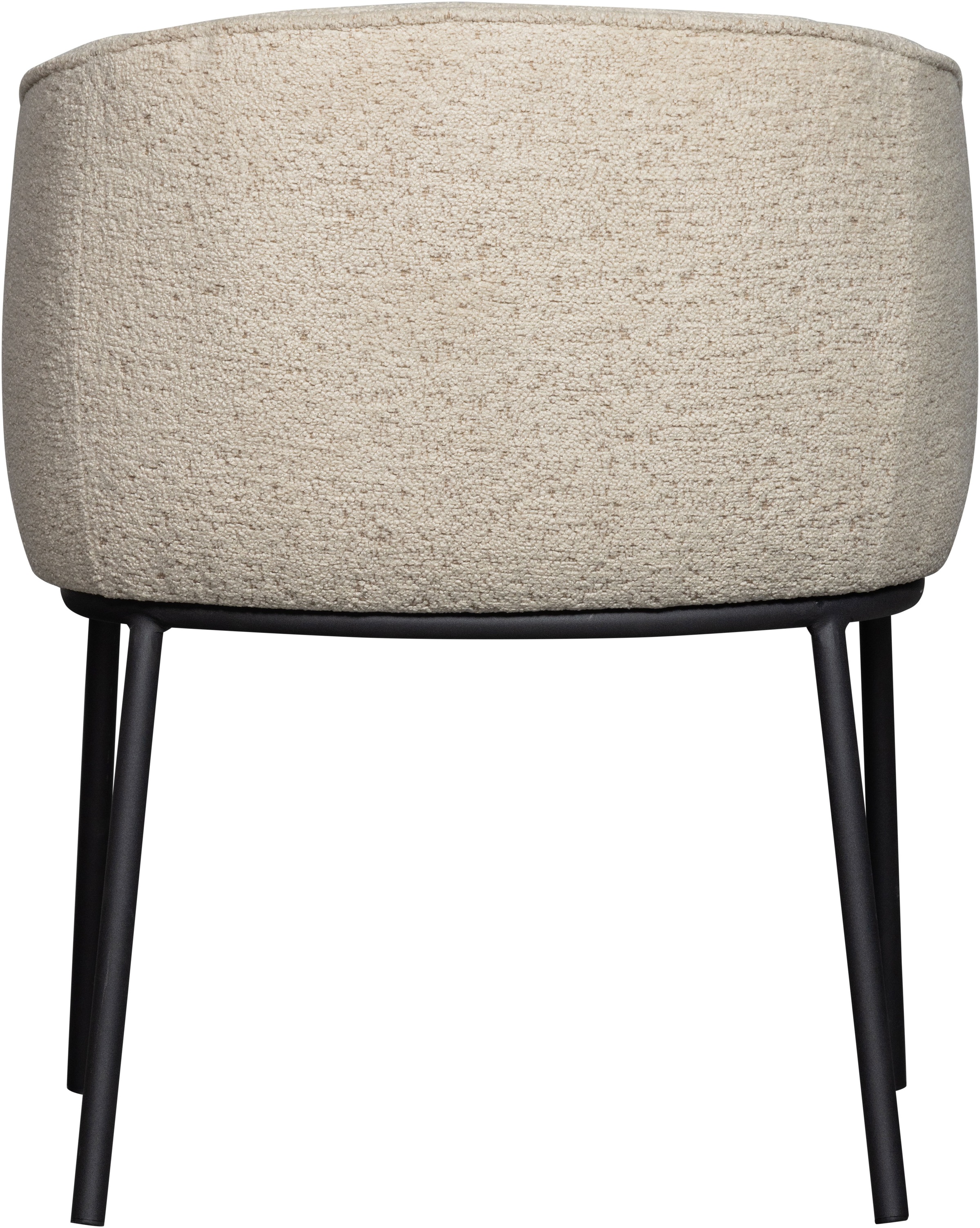 WOOOD Esszimmerstuhl »Leon«, mit Bouclé-Stoff, 4-Fuß-Gestell, H 77 cm x B 61 cm