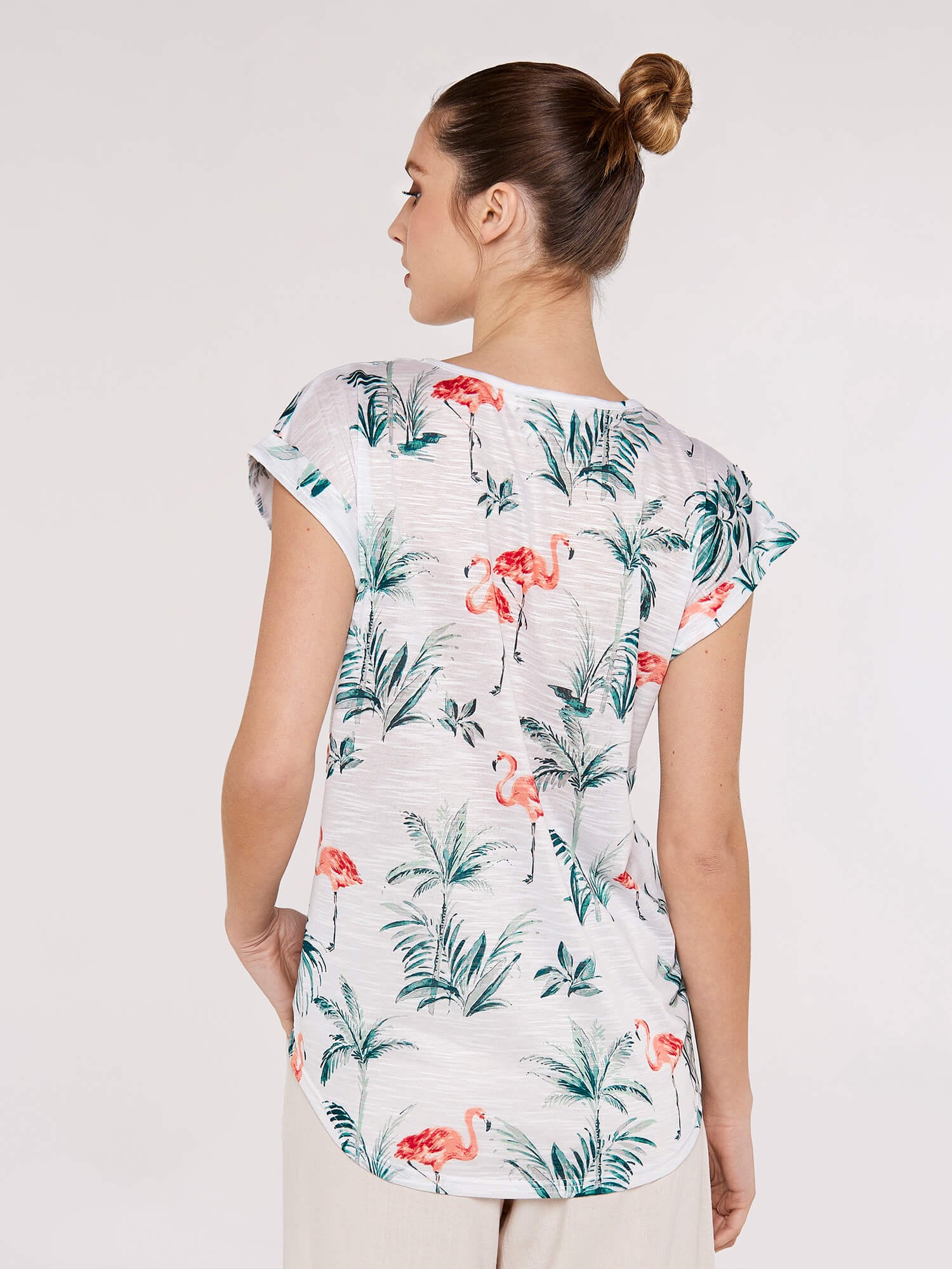 Apricot Strandtop »Top« 1 mit umgeschlagenen Ärmeln