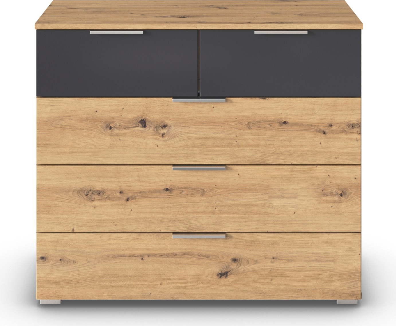 rauch Schubkastenkommode »Monza Sideboard Kommode Wäscheschrank«, mit 5 geräumigen Schubkästen in trendigen Farbkombinationen