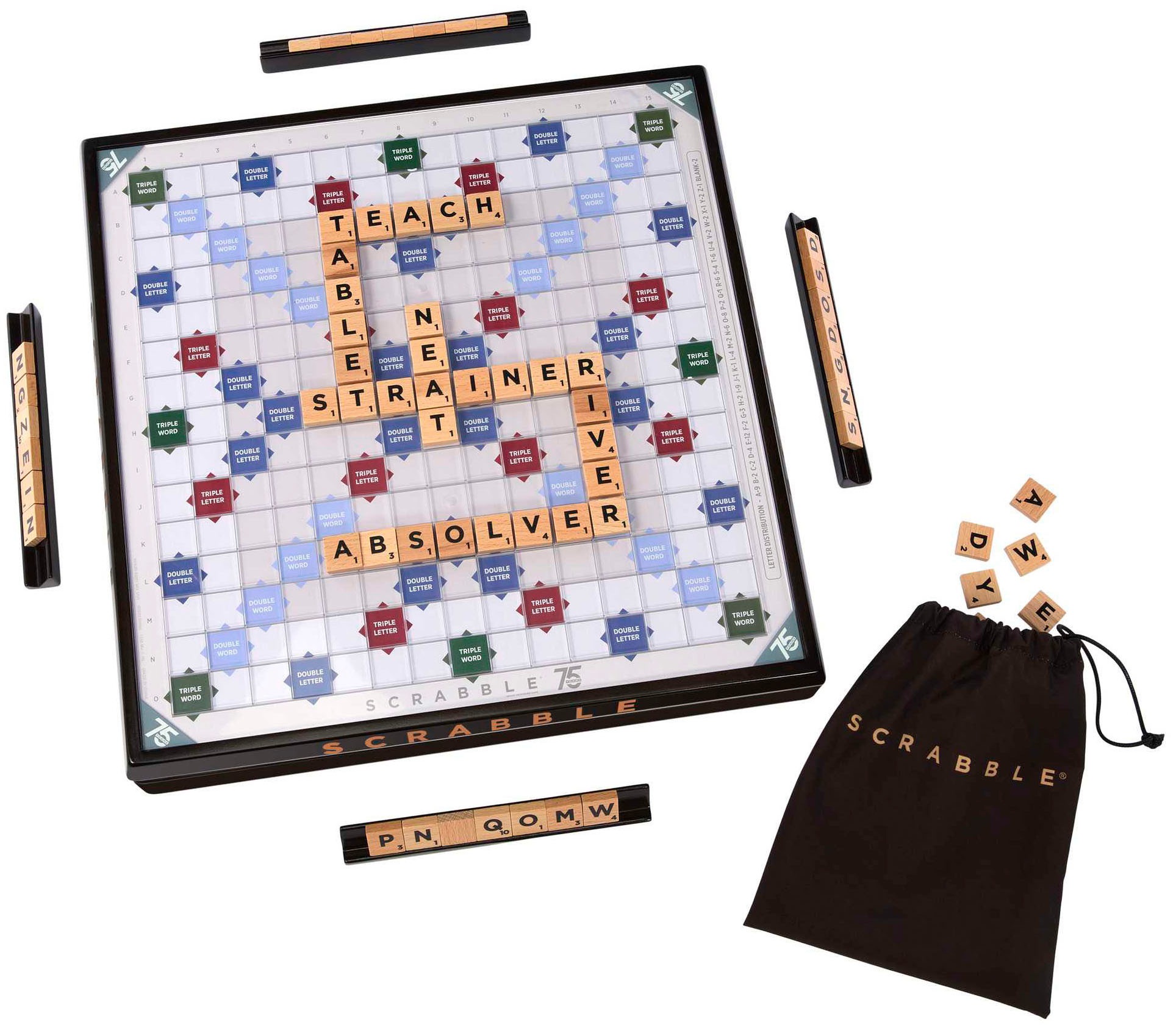 Mattel games Spiel »Scrabble, Sonderedition zum 75. Jubiläum«