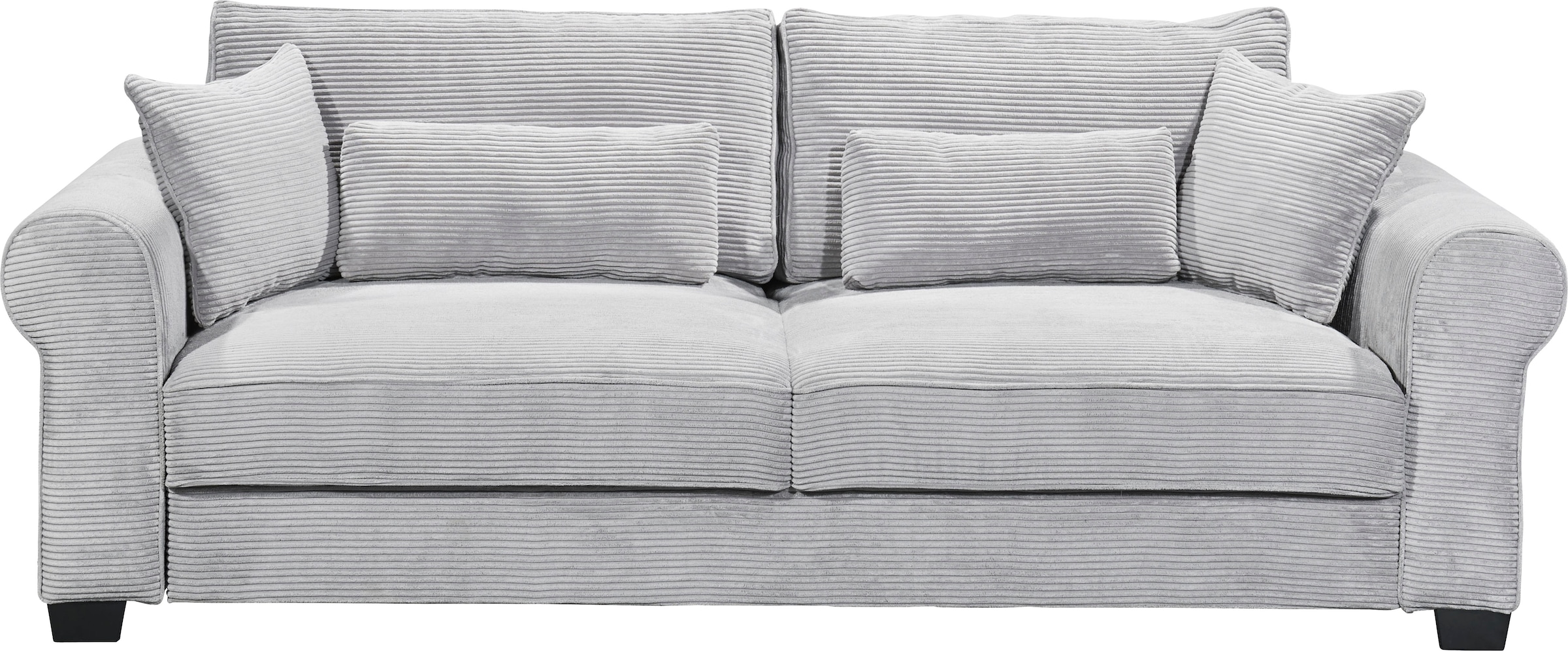 ED EXCITING DESIGN Schlafsofa »Angelina« mit Bettkasten & 4 Zierkissen