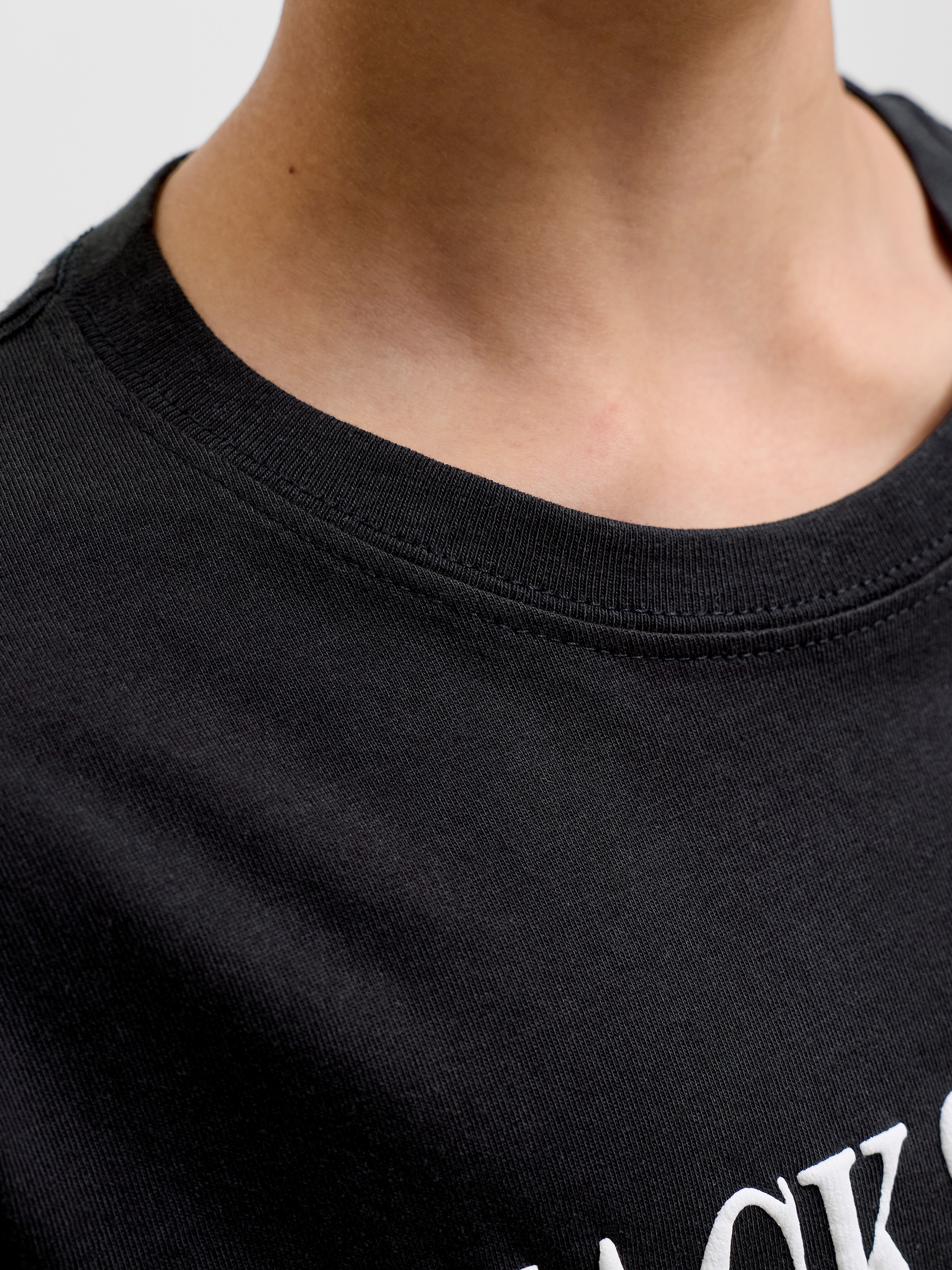 Jack & Jones Junior Langarmshirt »JORFREDERIKSBERG GRAPHIC BOX TEE LS JNR« Baumwolle, regular fit