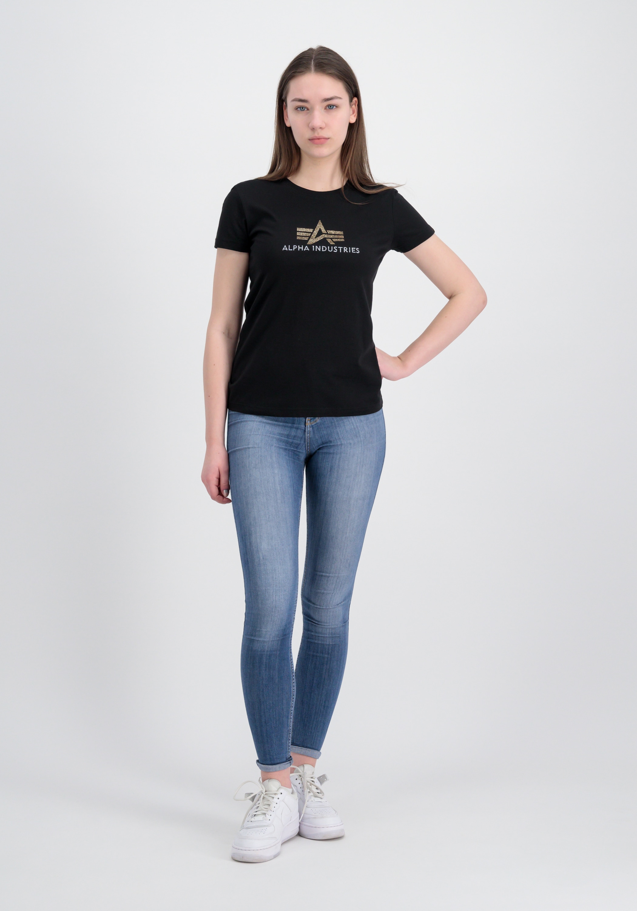 Alpha Industries T-Shirt »Alpha Industries Women - T-Shirts Crystal T Women«