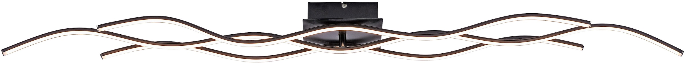 JUST LIGHT Deckenleuchte »WAVE« LED-Board 1 Stk. Warmweiß Deckenlampe