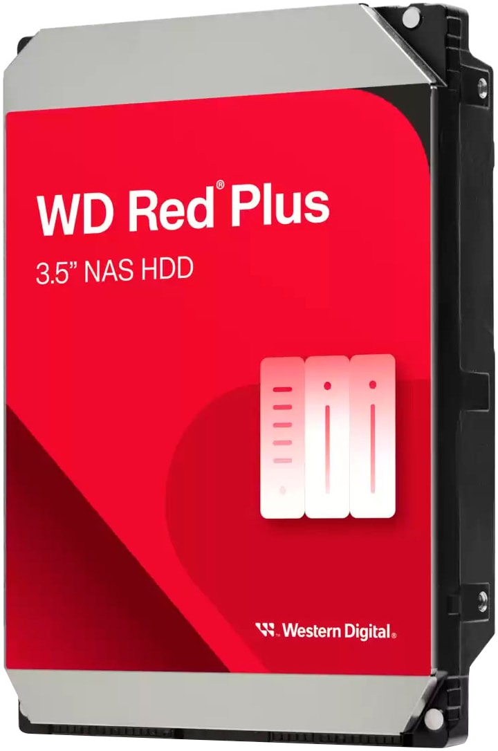 Western Digital HDD-NAS-Festplatte »Red Plus 2 TB«, 3.5 Zoll, Anschluss SATA