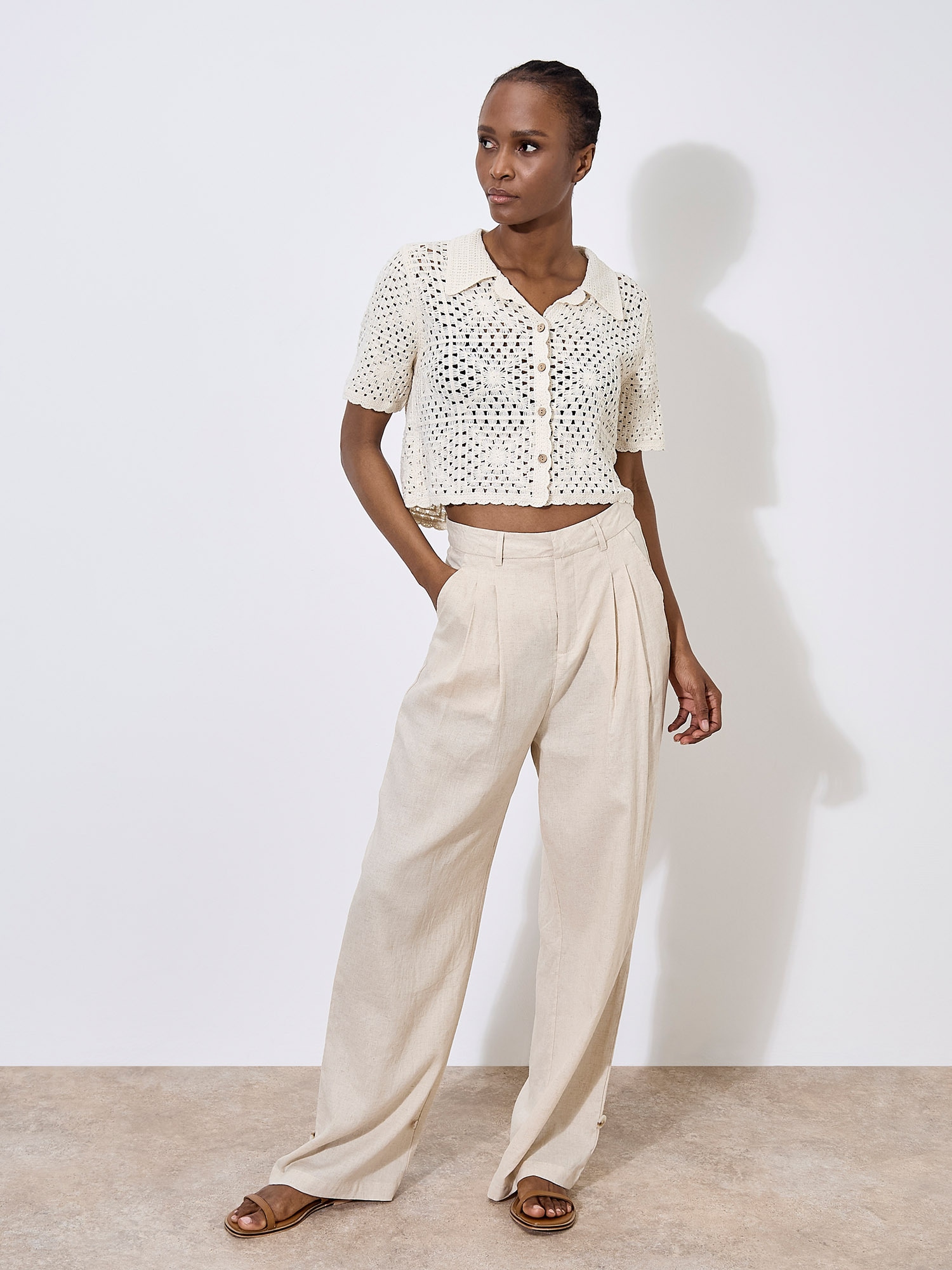 Apricot Cardigan »mit Häkelverzierungen« mit Häkelverzierungen