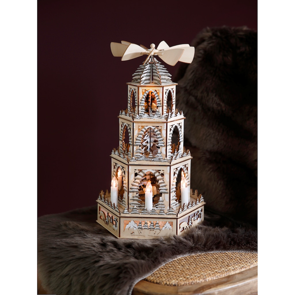 Myflair Möbel & Accessoires Weihnachtspyramide »Weihnachtsdeko«