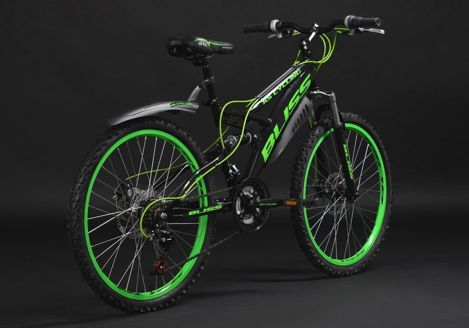 KS Cycling Jugendfahrrad »Bliss«, 18 Gang, Shimano, Tourney Schaltwerk, Kettenschaltung, für Damen und Herren, Kettenschaltung