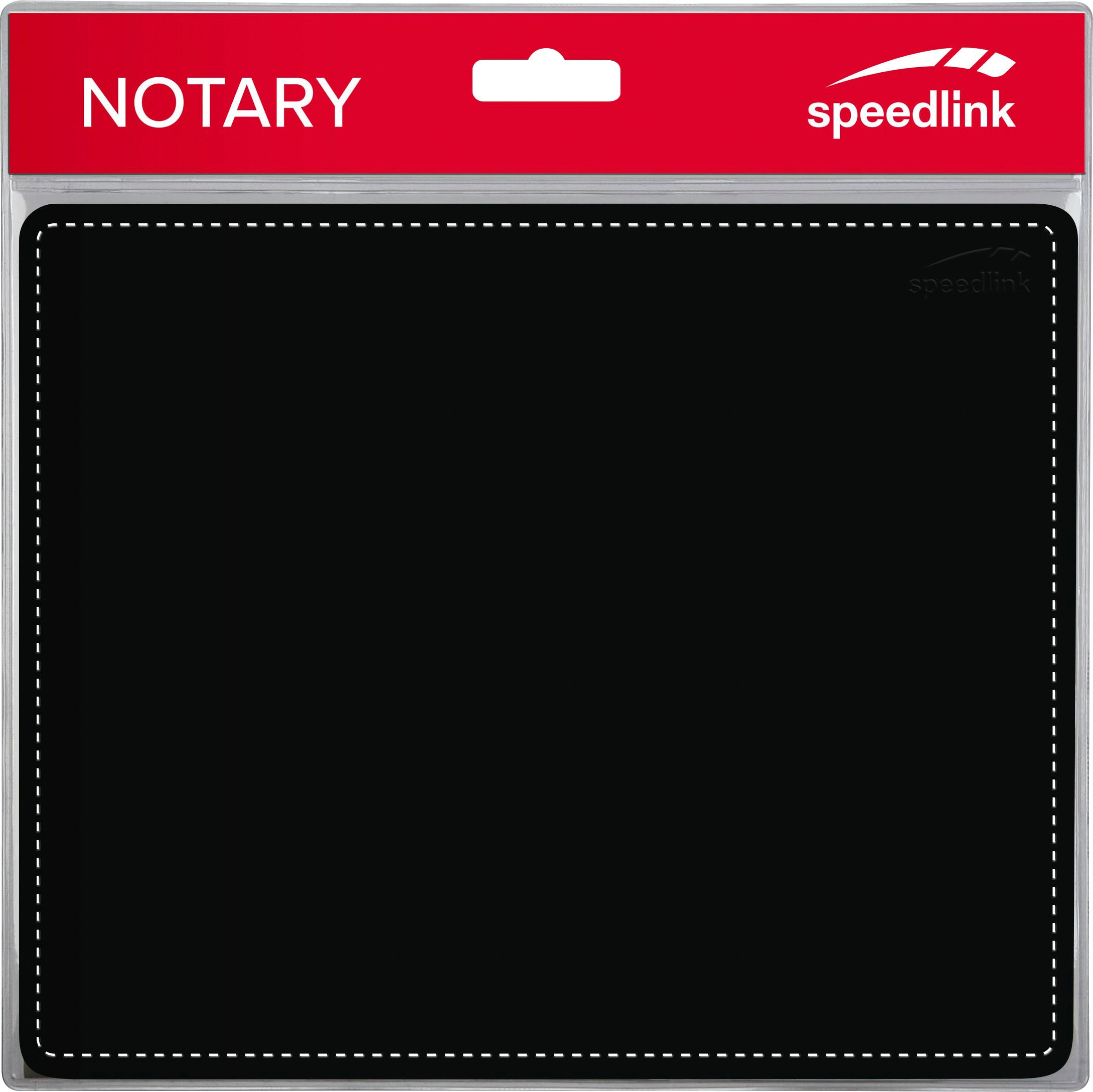 Speedlink Mauspad »NOTARY Soft Touch, schwarz« mit Lederoptik, weiche Oberfläche und genähter Rand