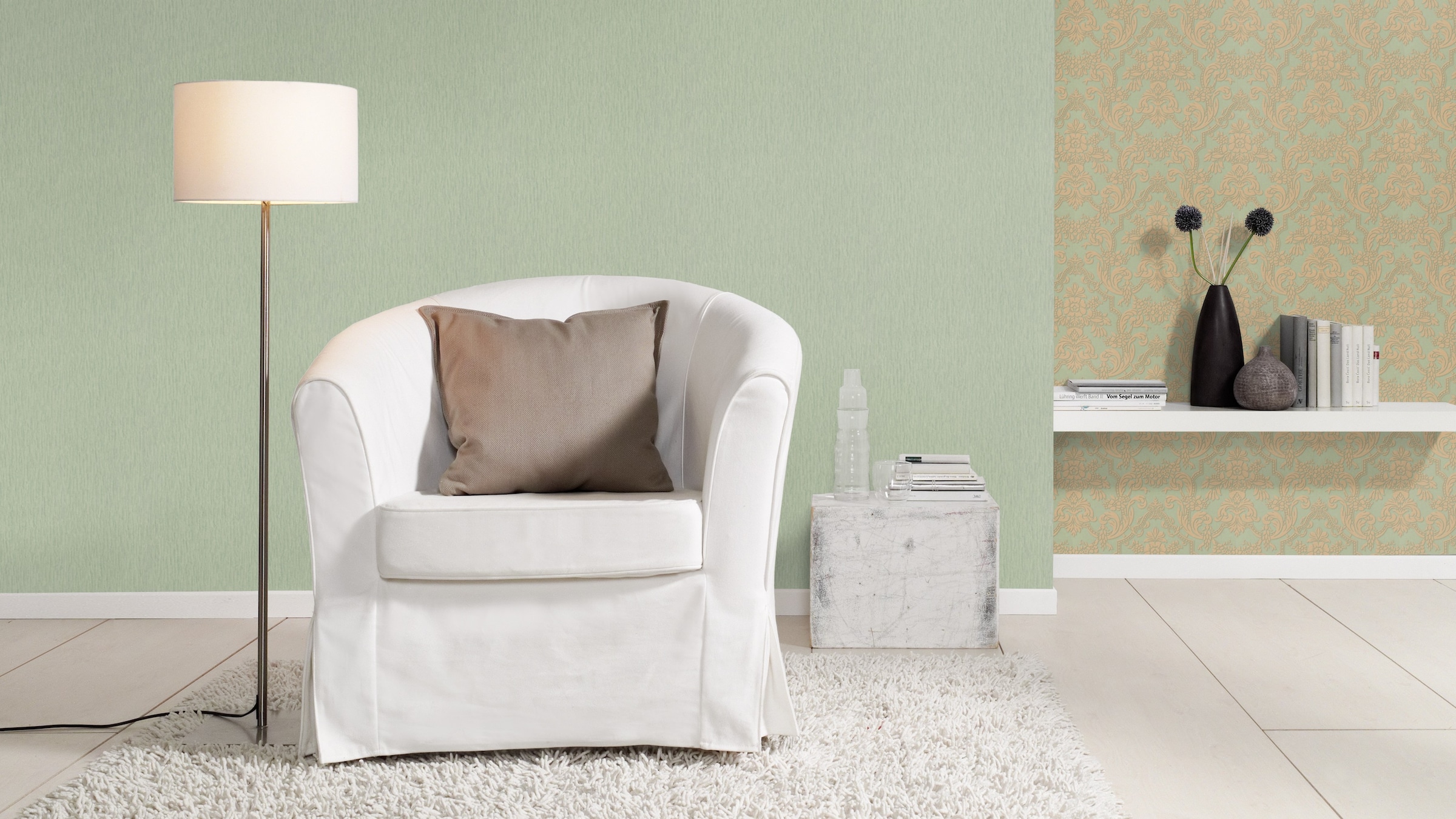 Rasch Vinyltapete »Vliestapete Trianon XIII mit barocken Elementen«, Barock, Klassischer Stil
