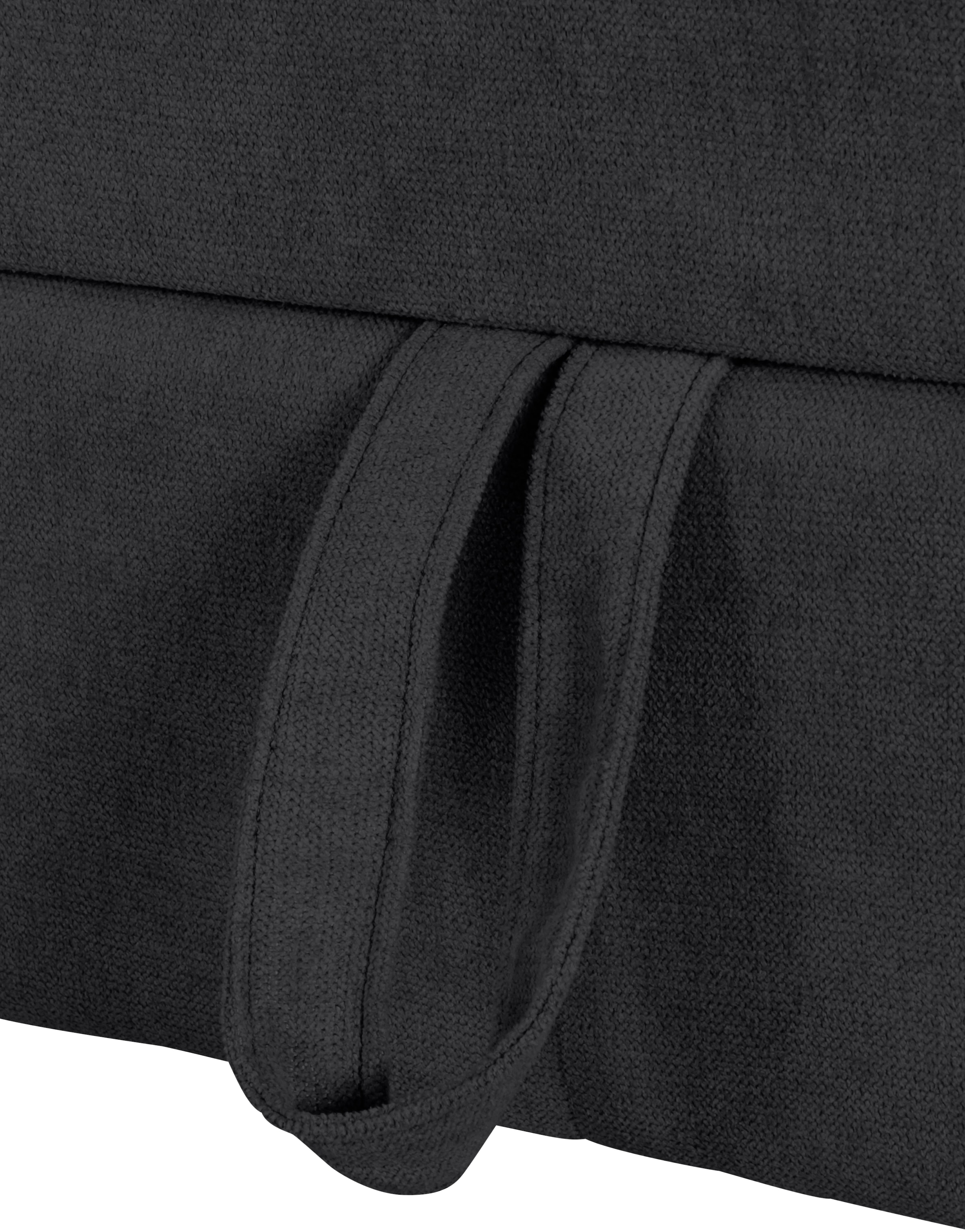 COTTA Ecksofa »Chef L-Form«, mit Kopfteilverstellung, edle Metallkufen, wahlweise mit Bettfunktion