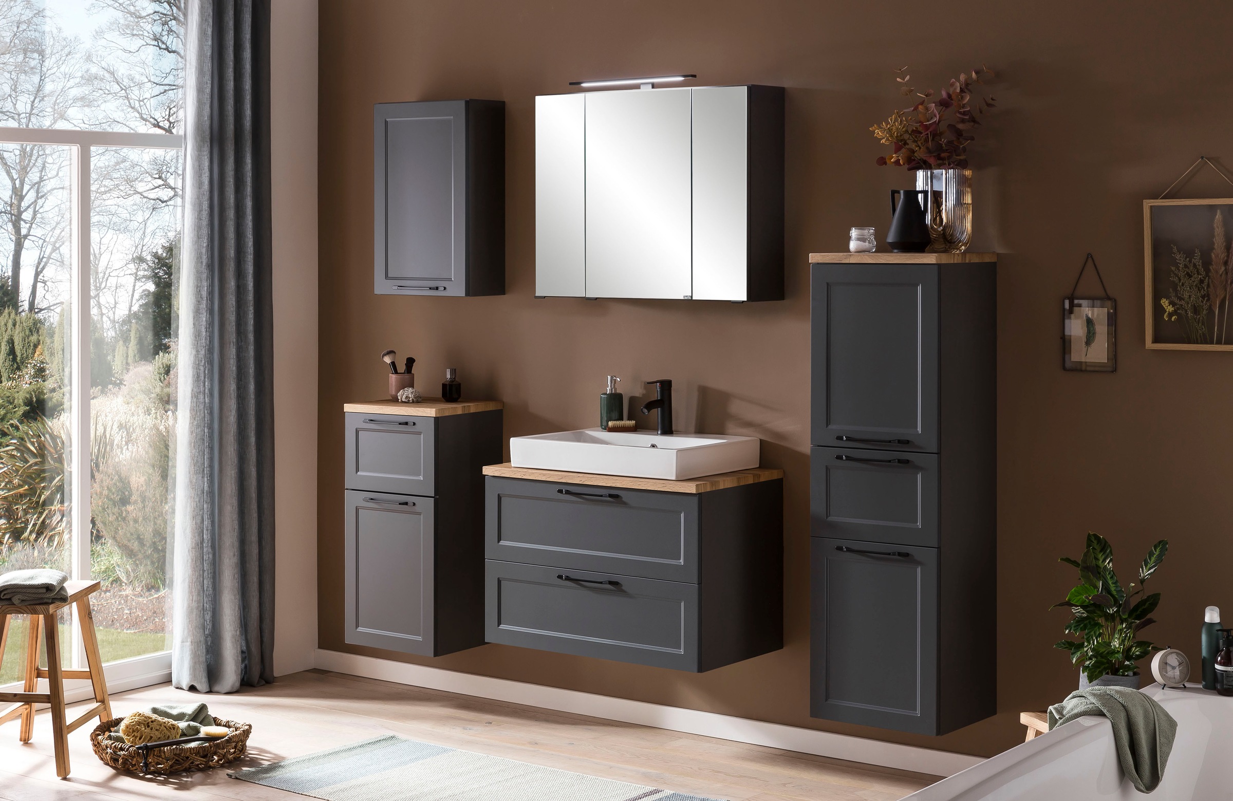 welltime Badmöbel-Set »Lana« Komplett-Set, 2 Stk. tlg.