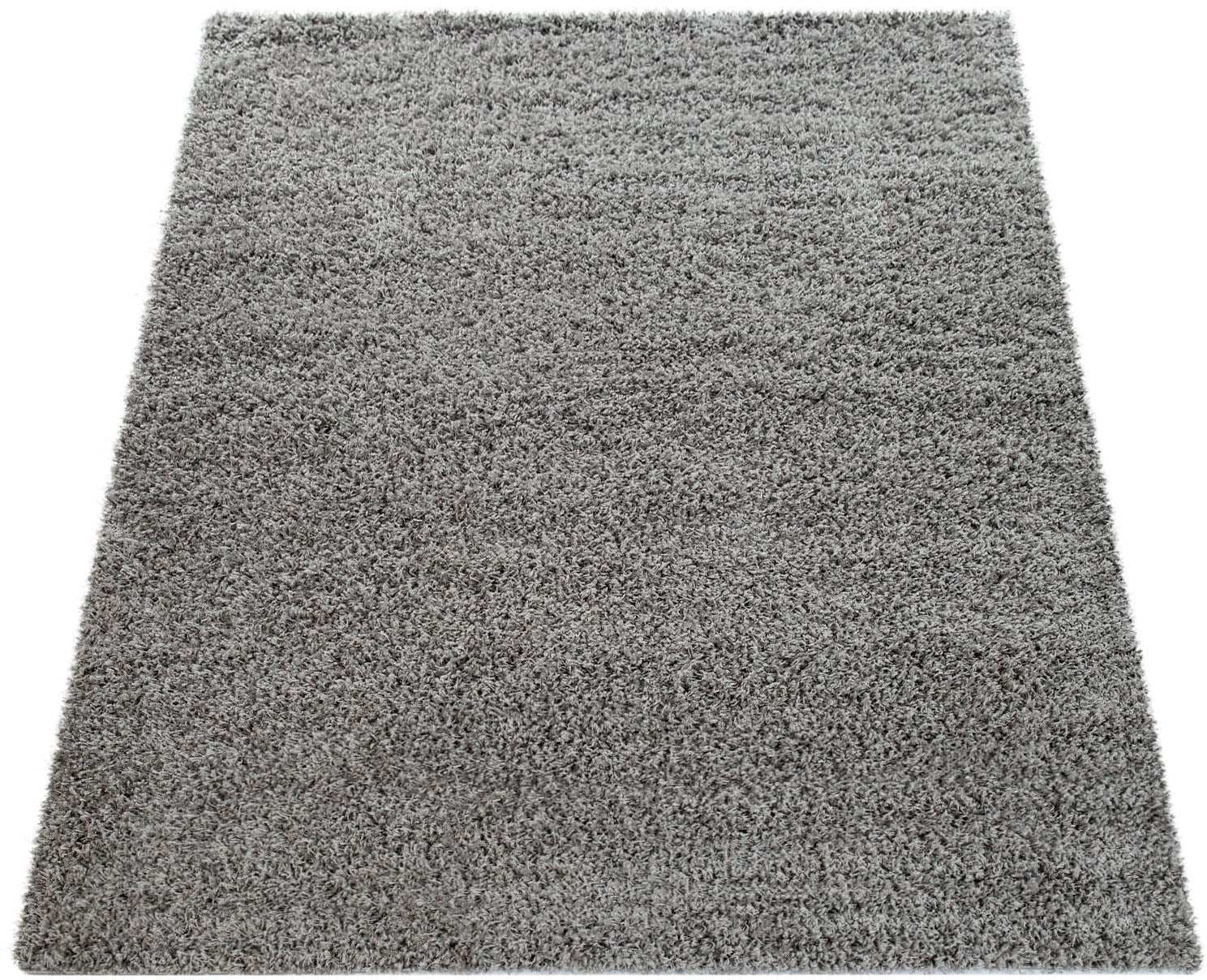 Paco Home Teppich »Twister 500« rechteckig 44 mm Höhe Uni Hochflor Shaggy mit hoher Fadendichte