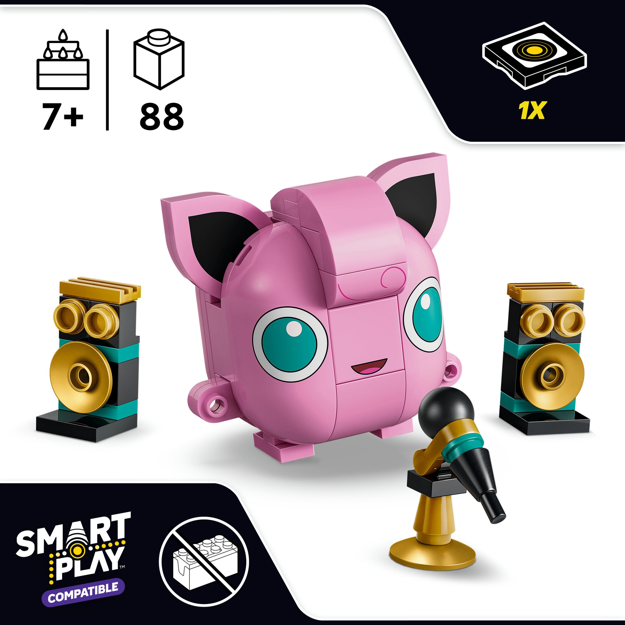 LEGO® Konstruktionsspielsteine »SMART Play™  Pummeluff-Konzert (72159), LEGO Pokémon« Mit SMART Brick kombatibel (nicht enthalten)