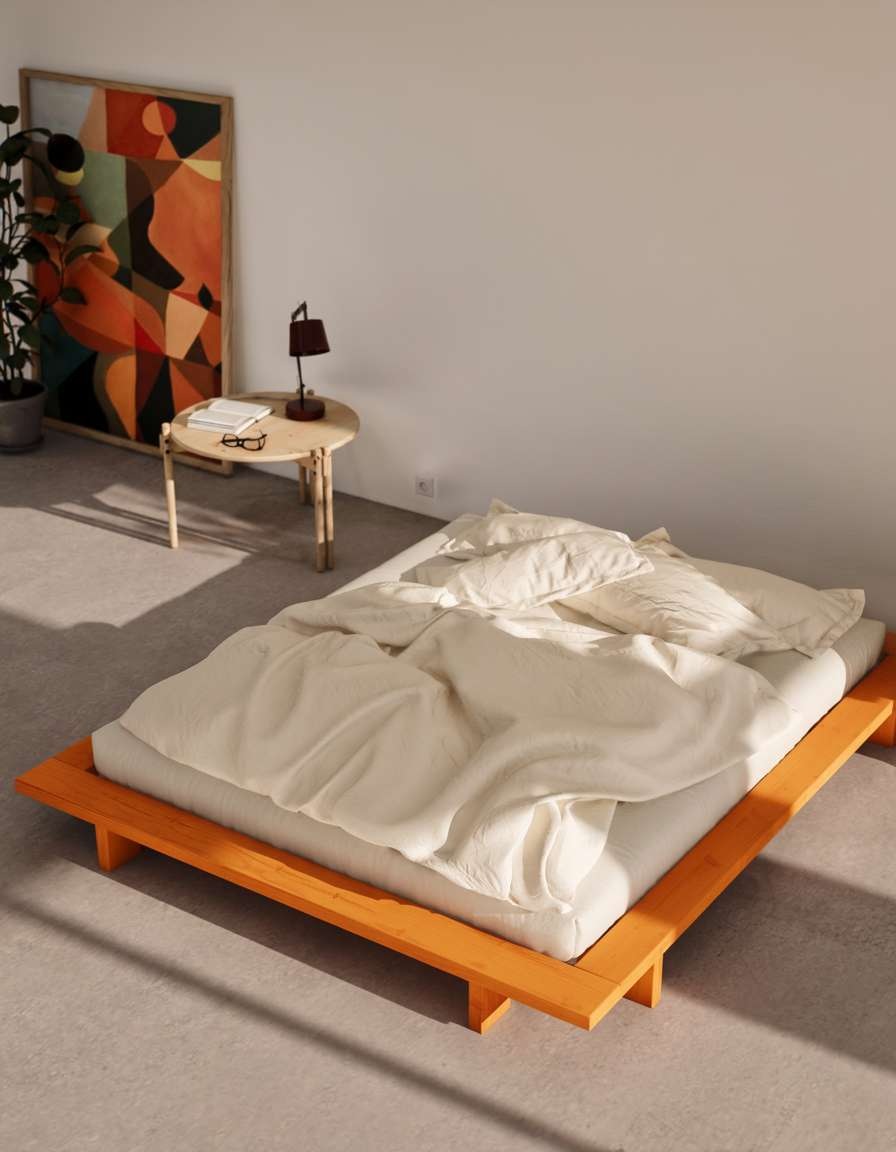 Karup Design Bettgestell »Bettgestell JAPAN BED Futonbett aus FSC®-zertifiziertem Massivholz« Mit Lattenrost,  zeitlos, bequem & in mehreren Farben und Größen erhältlich
