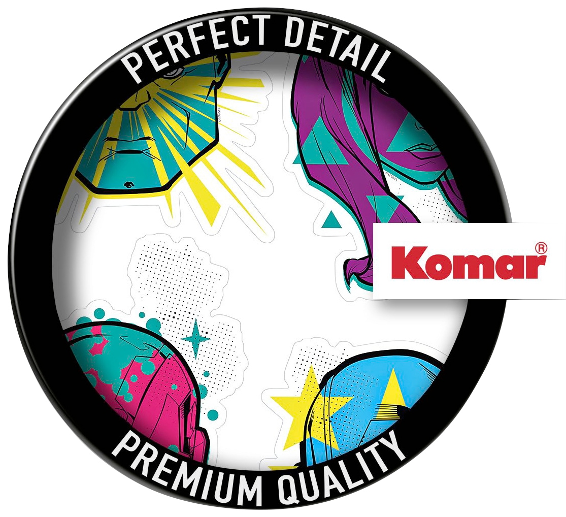 Komar Wandtattoo »Avengers Mightiest Heroes - Größe 100 x 70 cm«, (7 St.), selbstklebend, Wandsticker, Kinderzimmer