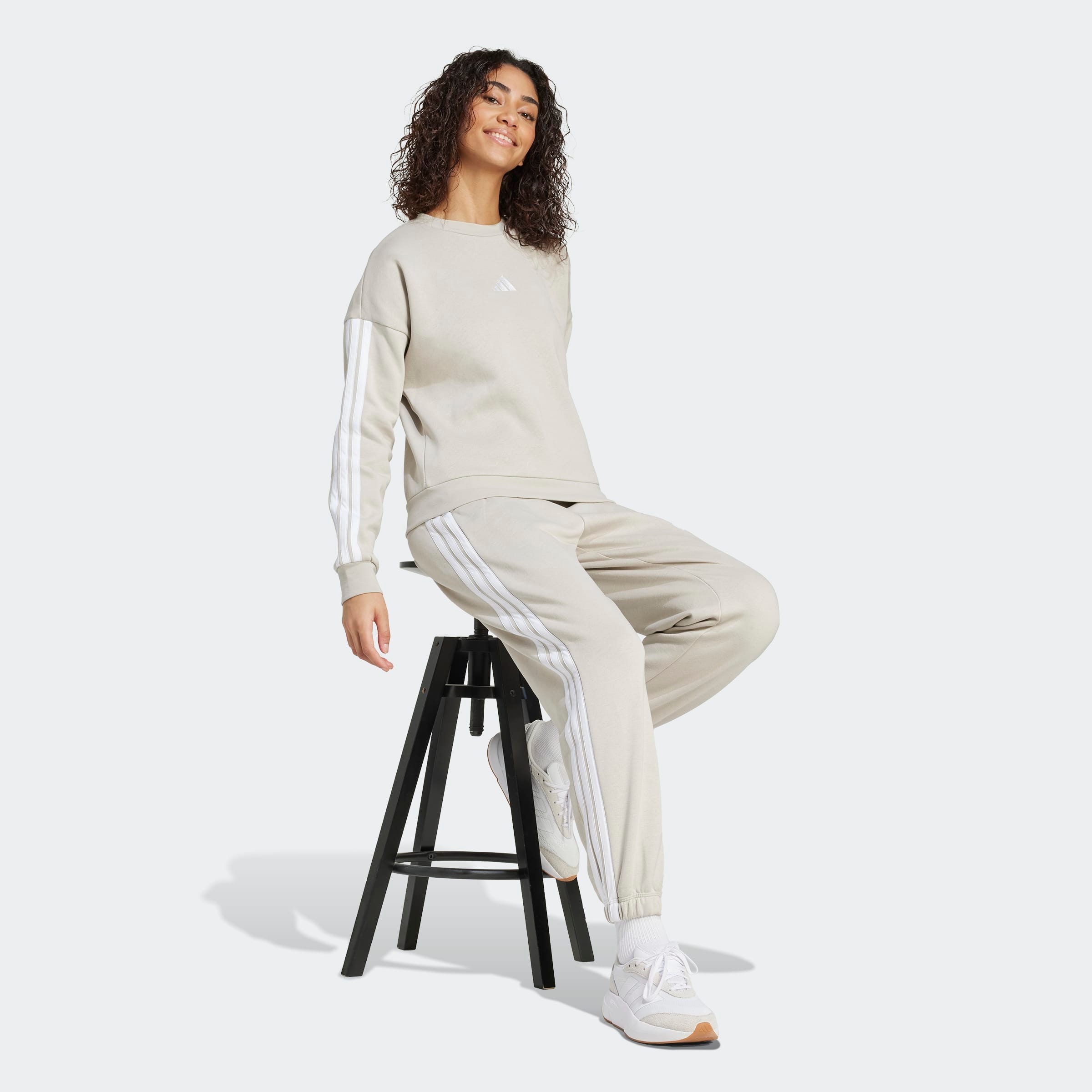 adidas Sportswear Sporthose »W 3S FL C PT«  Locker geschnitten, mit schmal zulaufender Beinform