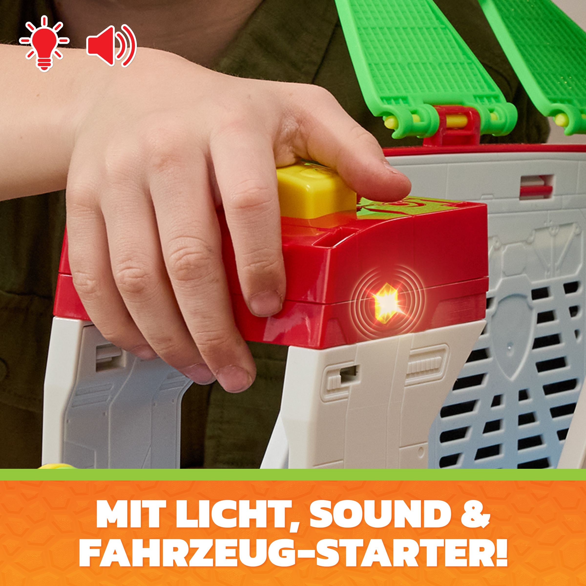 Spin Master Spielwelt »PAW Patrol: Der Dino Film, 2-in-1 Mobiles Dino-Hauptquartier« mit Licht- & Soundeffekten